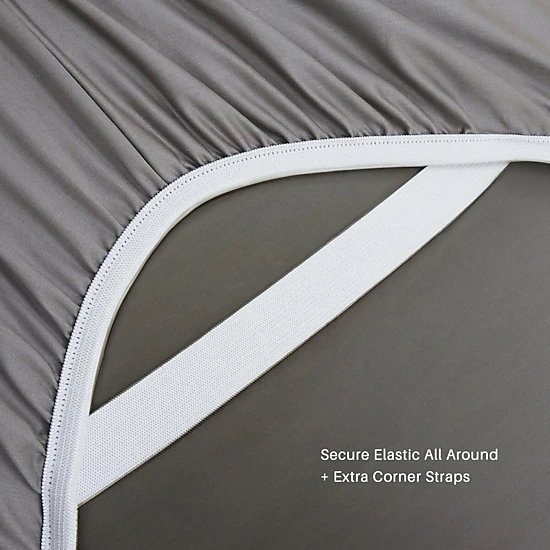 Egyptian Linens 600 Thread Count Cotton Sateen Low Profile Sheet Set ...