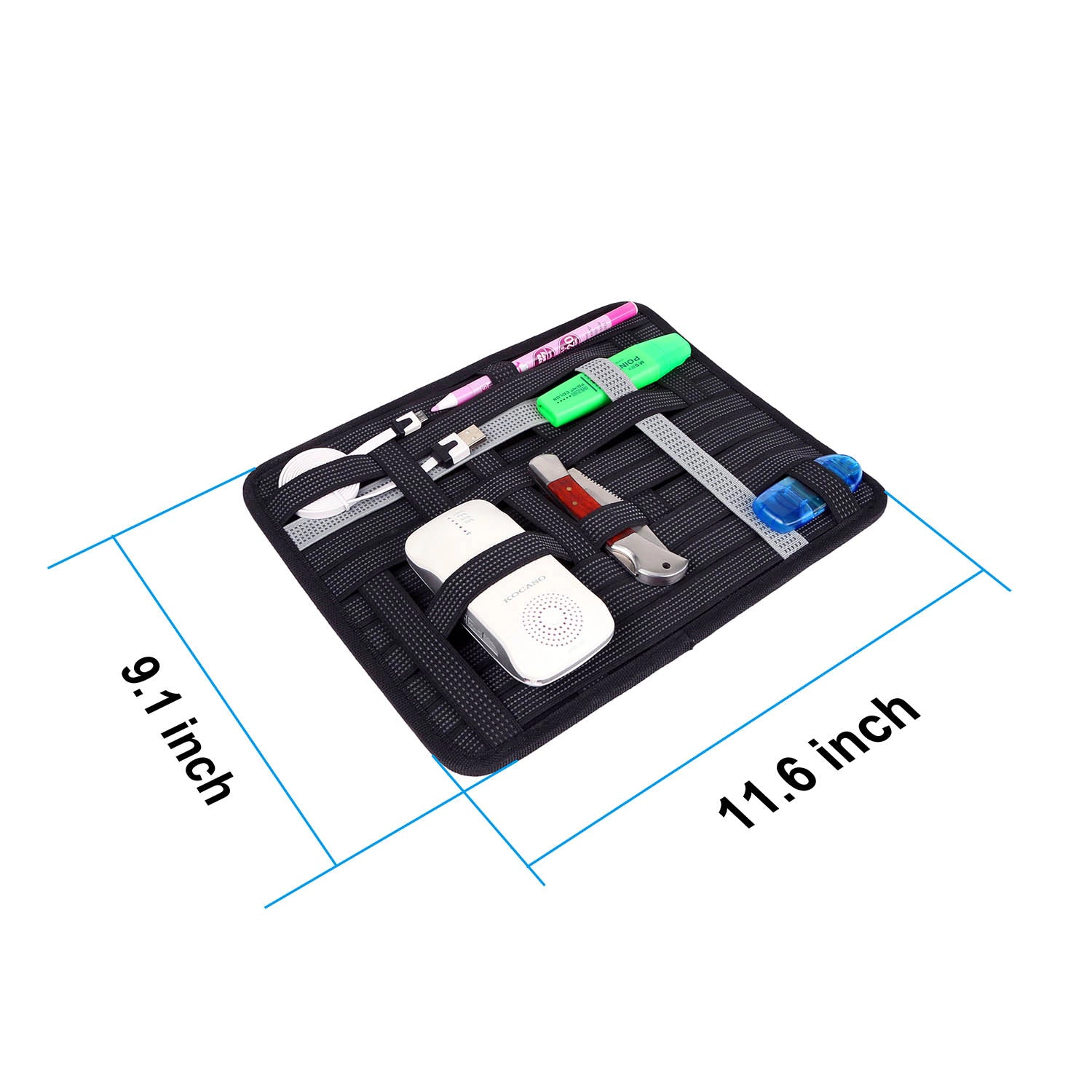 GBruno 14 In Double-Sided Elastic Organizer Board