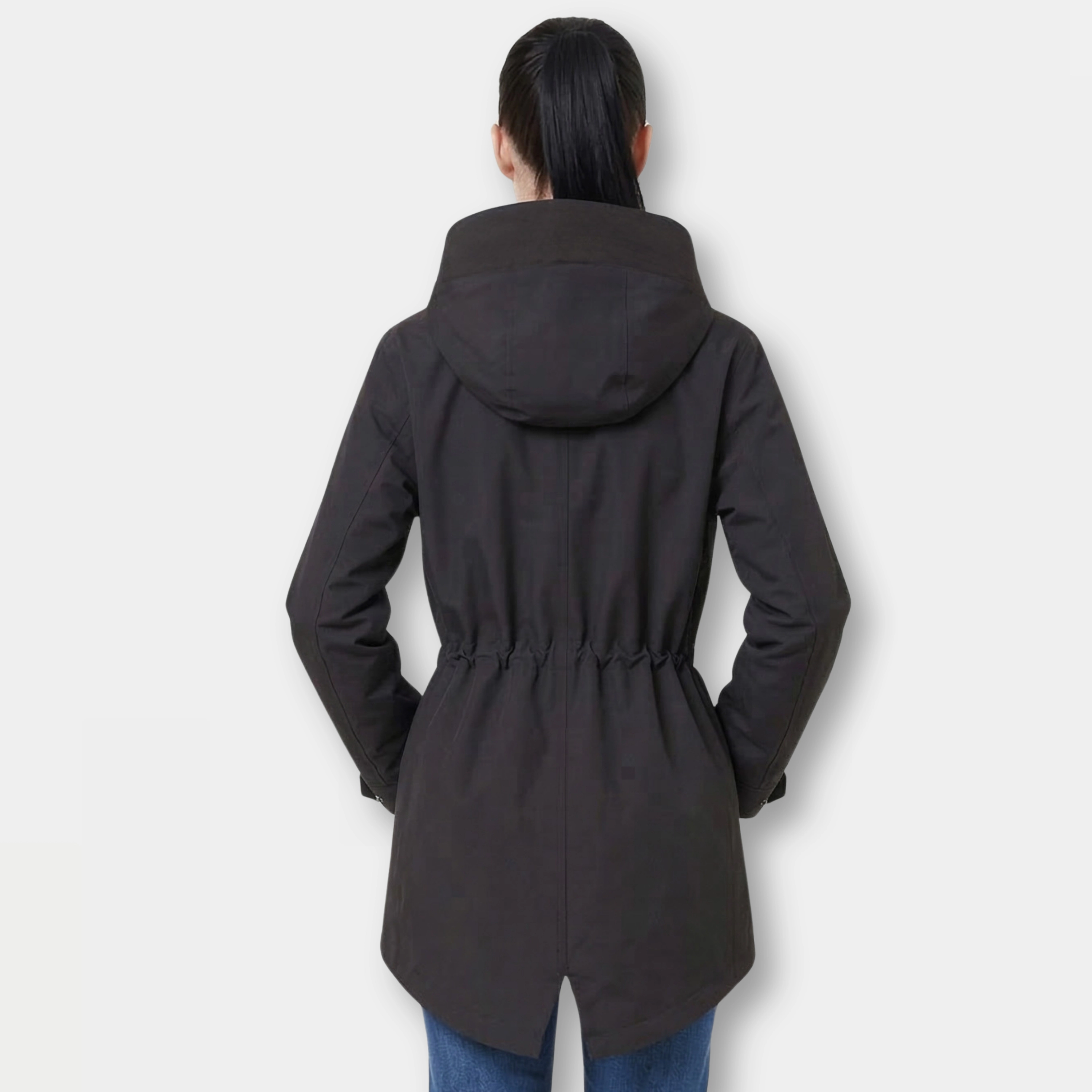 Rokka&Rolla Womens Stand Collar Trench Coat Windbreaker