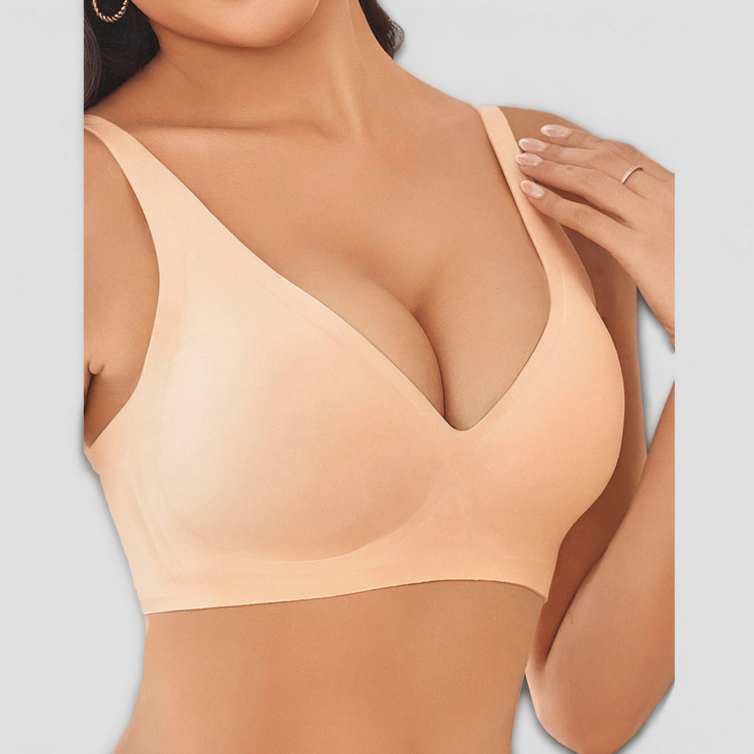 Avidlove Women's Seamless Wireless Full Coverage Padded Bra