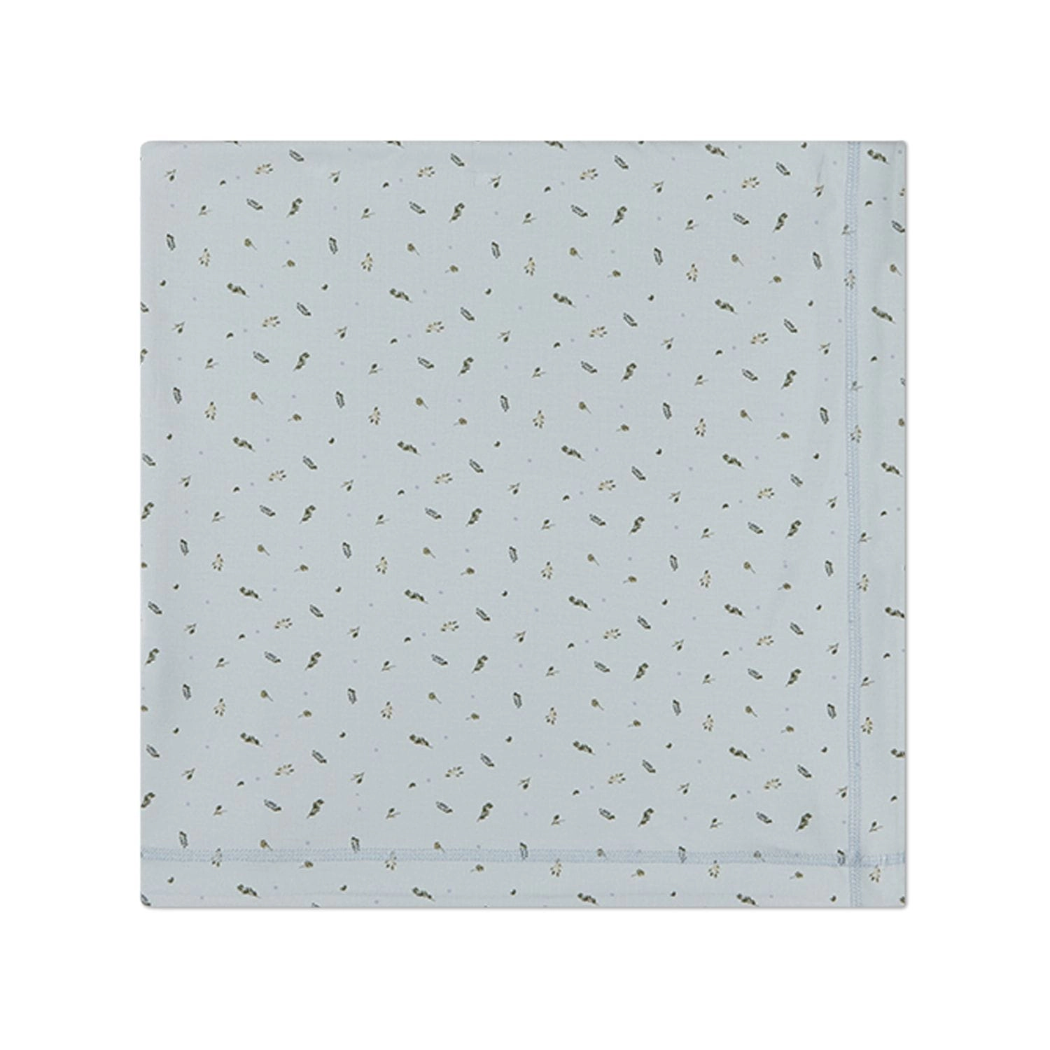 MeMoi Baby Unisex "Tiny Leaves" Rayon-Blend Receiving and Swaddle Blanket
