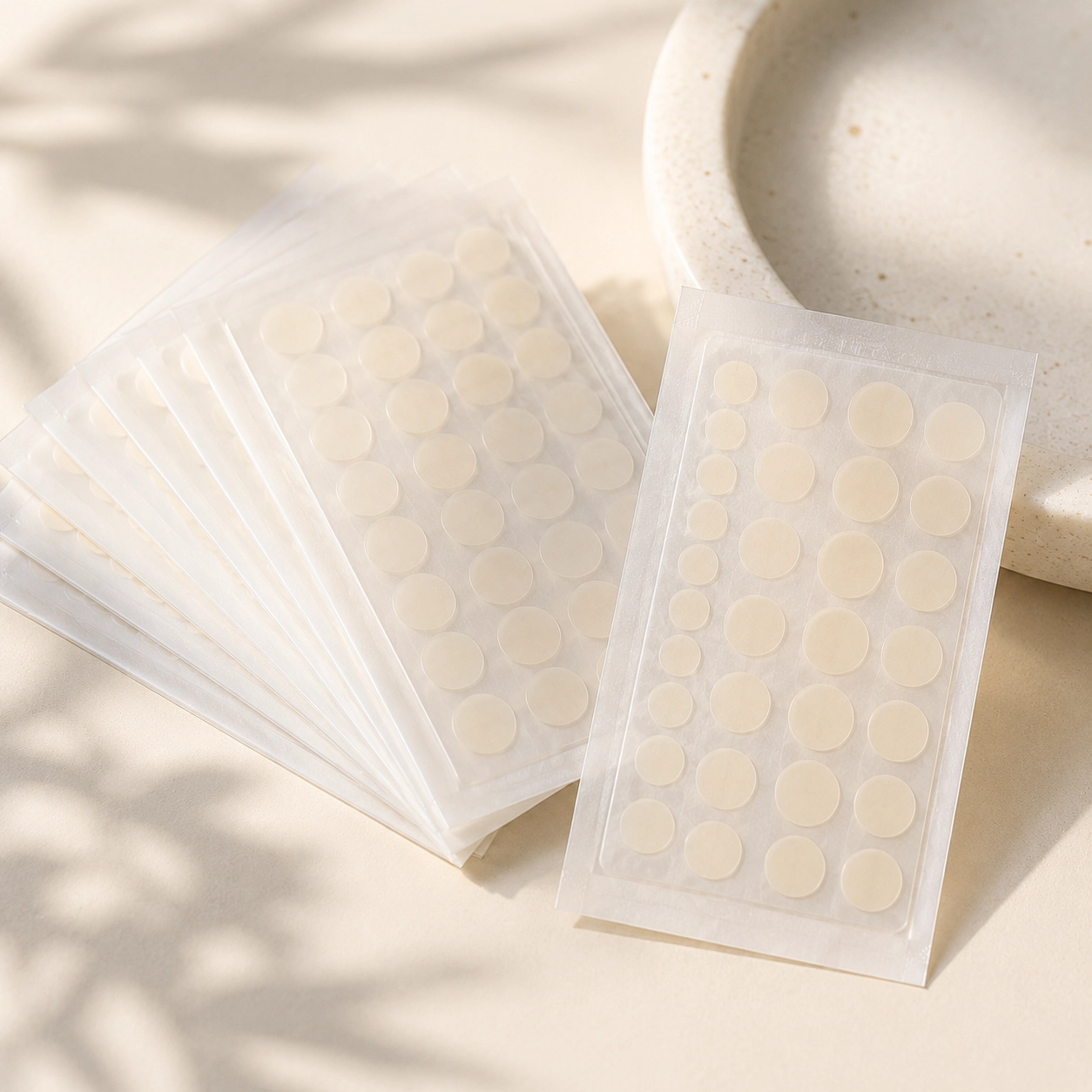Pursonic Unisex Hydrocolloid Acne Treatment Pimple Patches with Multi-Size Blemish Care (180 Count)