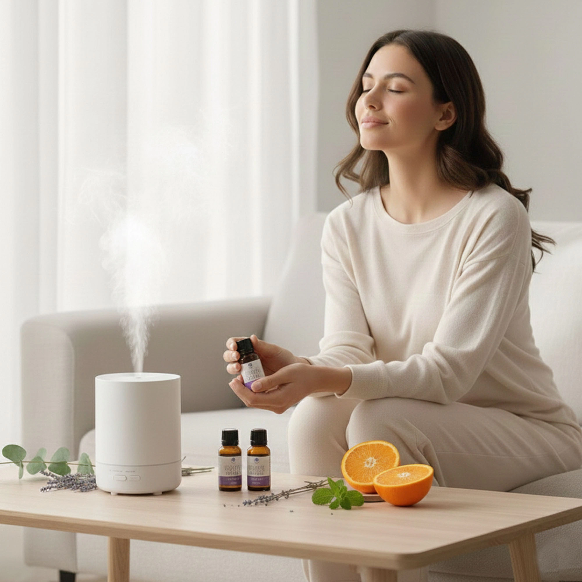 Pursonic Unisex 100% Pure Aromatherapy Essential Oil Collection – 8-Pack Natural Therapeutic Grade Oils Set