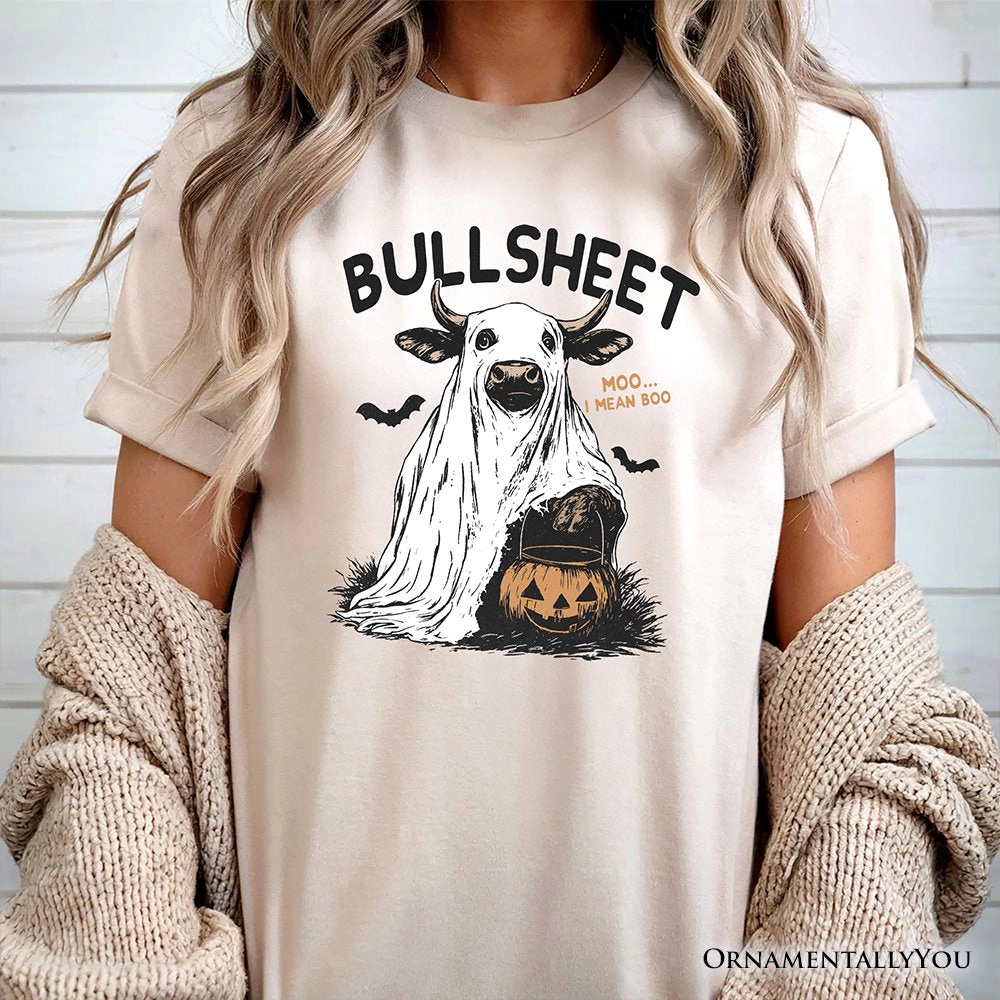 OrnamentallyYou Unisex Bullsheet Halloween Bull T-Shirt