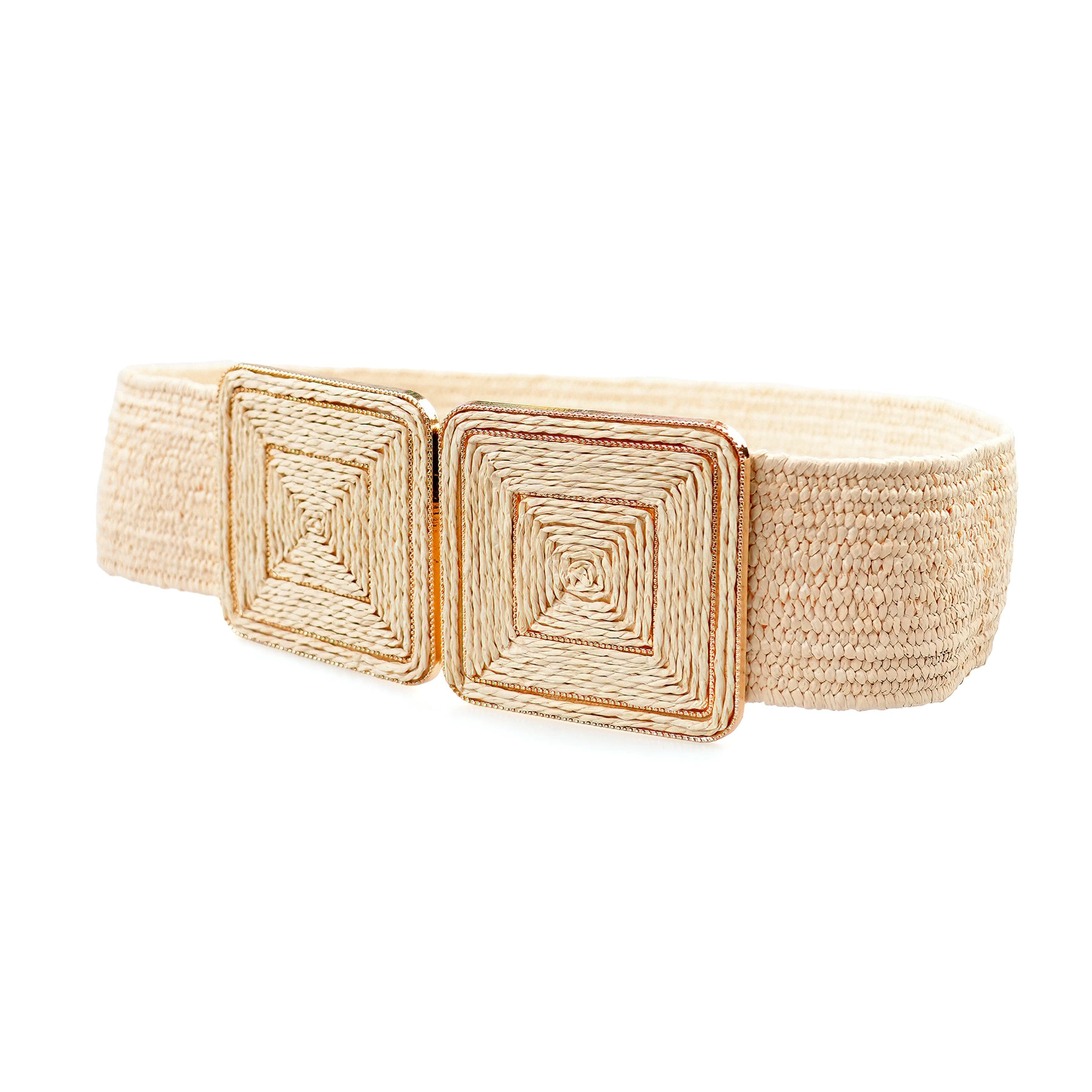 AGP PARIS Beige Hook Buckle Women's Belt