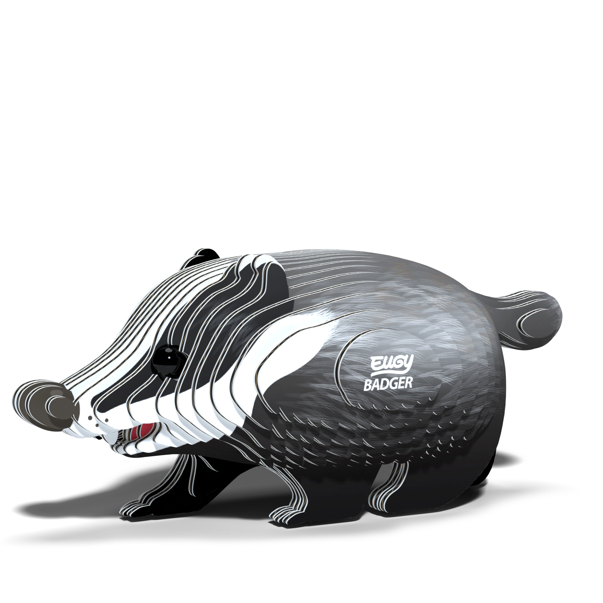 EUGY Badger 3D Puzzle - contains 35 puzzle pieces