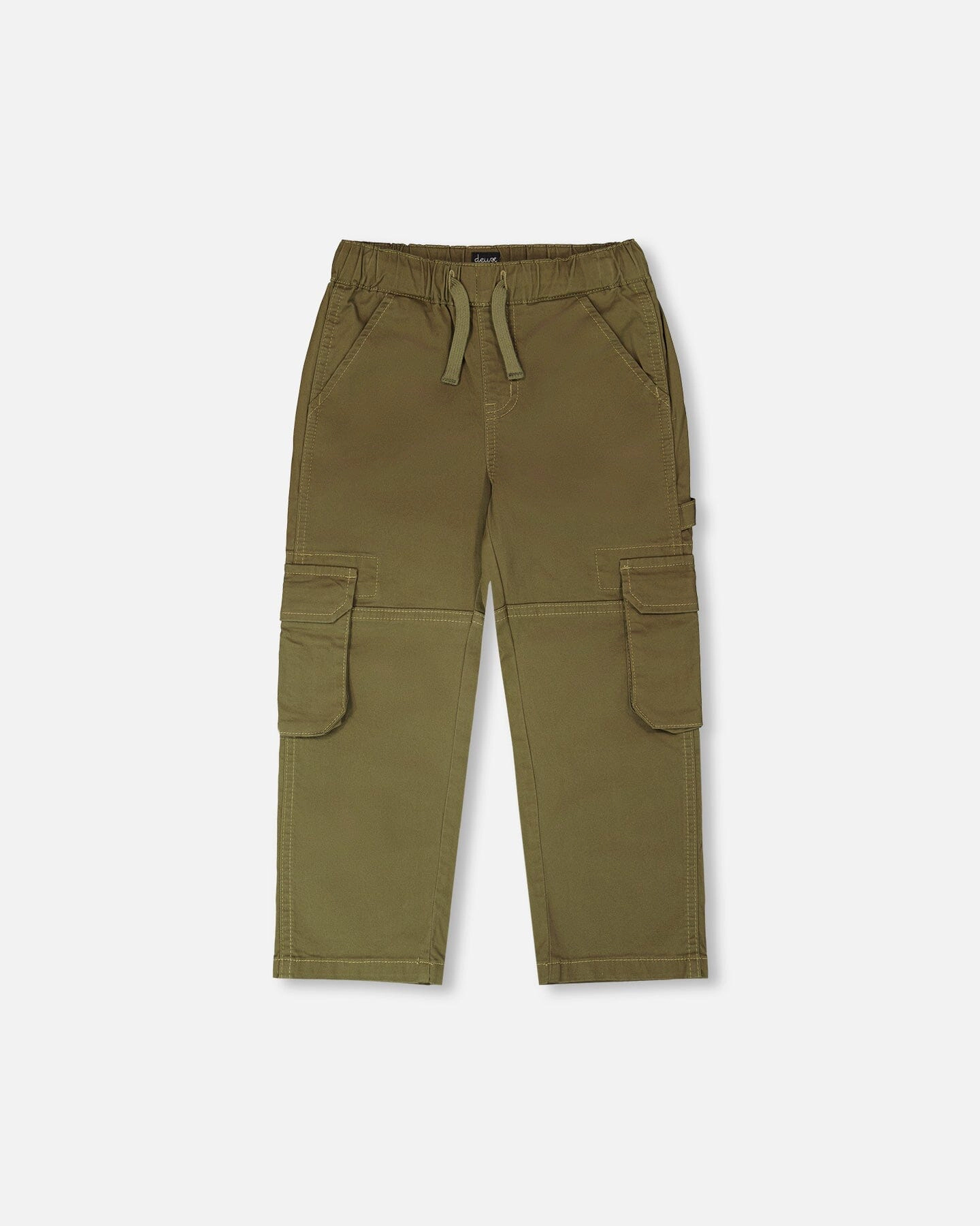Deux par Deux Boys Stretch Twill Carpenter Pants