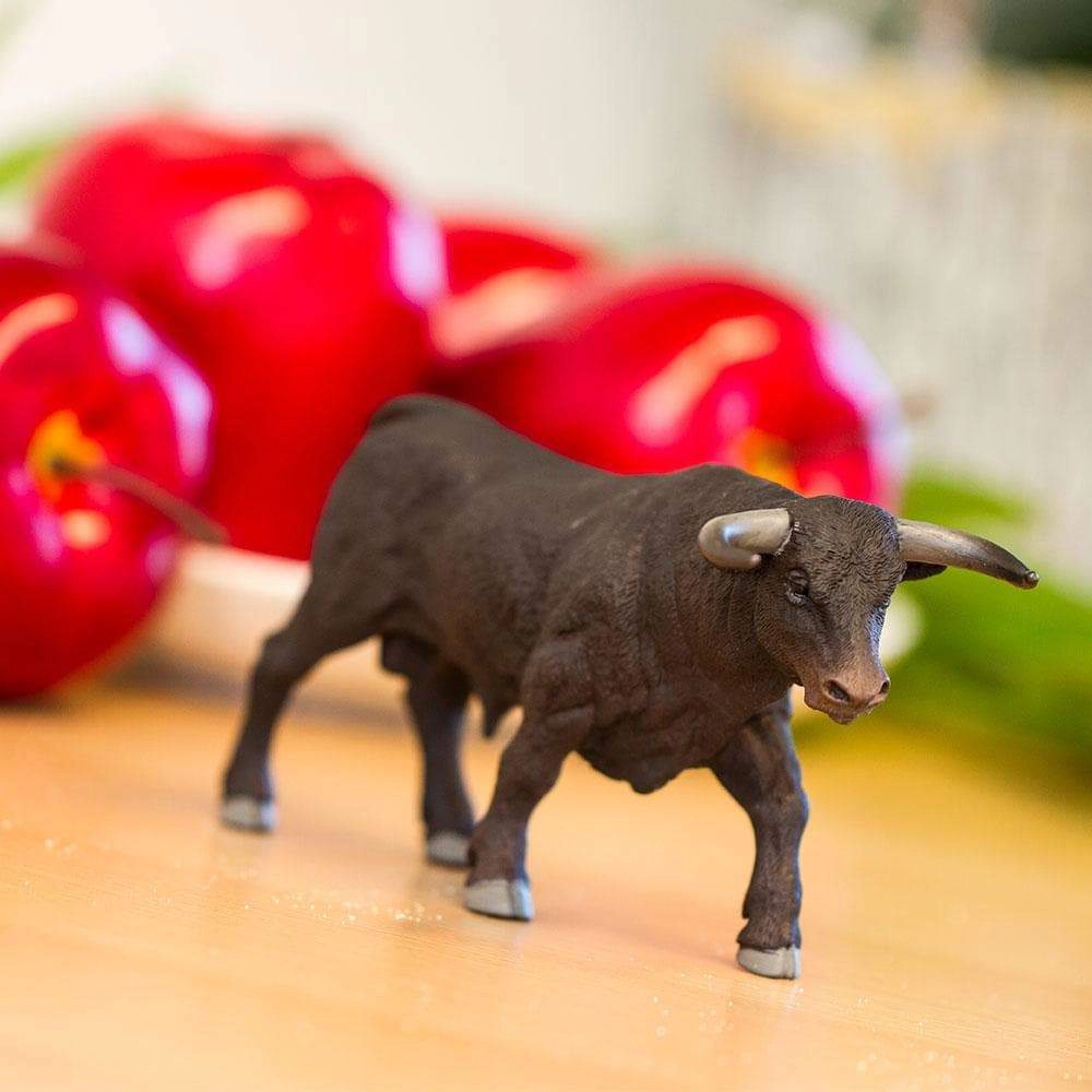 Safari Ltd. - Black Bull Kids Toy Figure