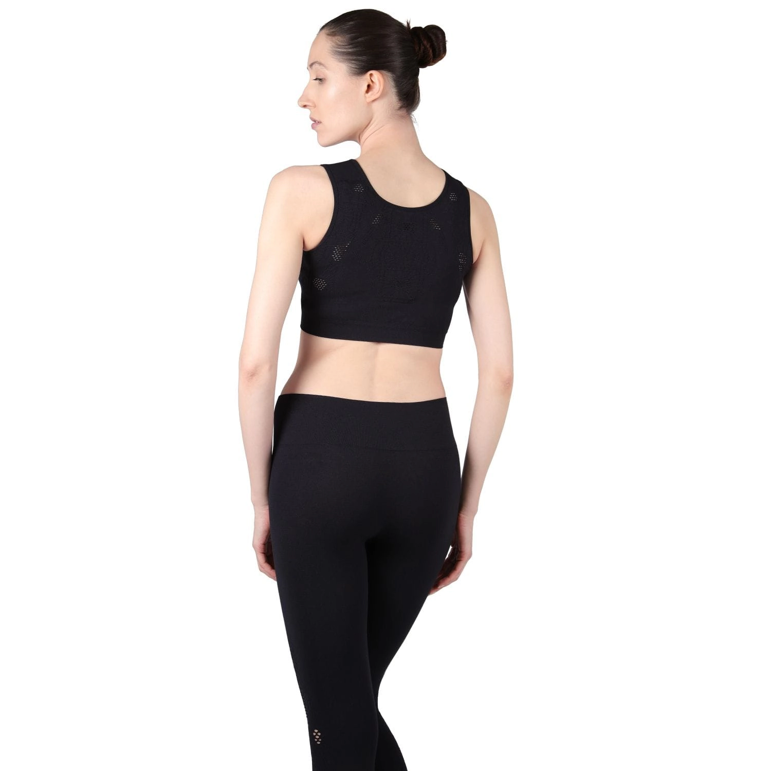 Memoi Women's Seamless Moisture Wicking Stretchy Bra Top