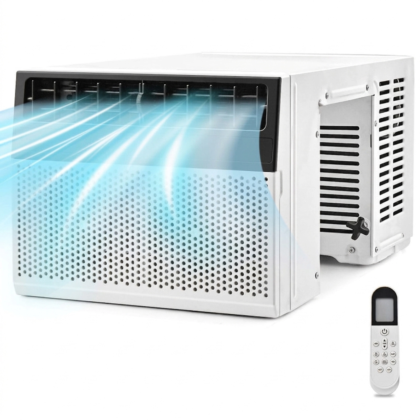 SUGIFT 12000 BTU Window Air Conditioner with My Temp Mode and 6 Modes 400 sq ft Coverage with Timer and Remote White