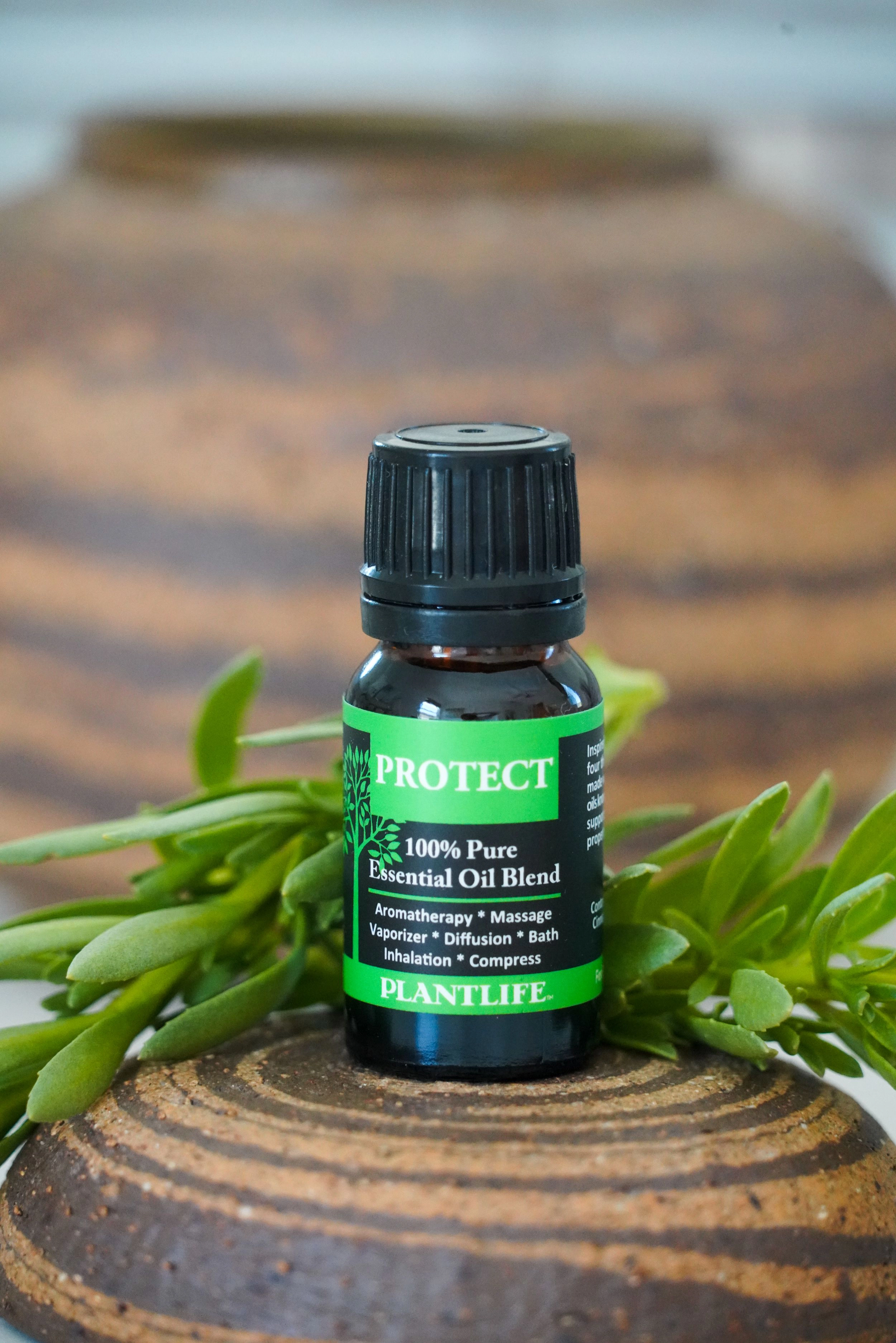 Plantlife Top Blends Essential Oil Set 3-Pack – Breath Easy, Calm & Protect
