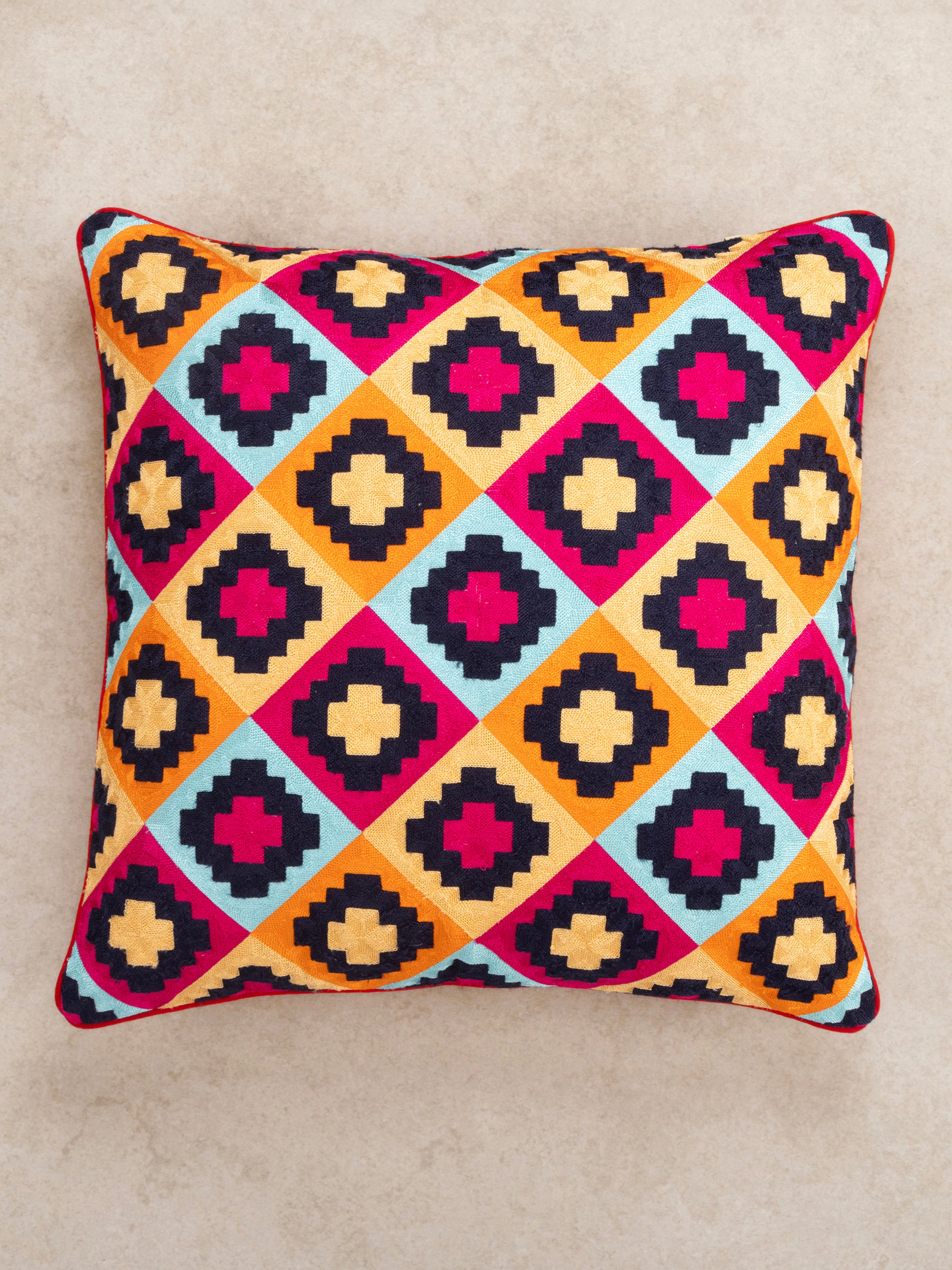 GAURI KOHLI Mandira Throw Pillow 20"x20"