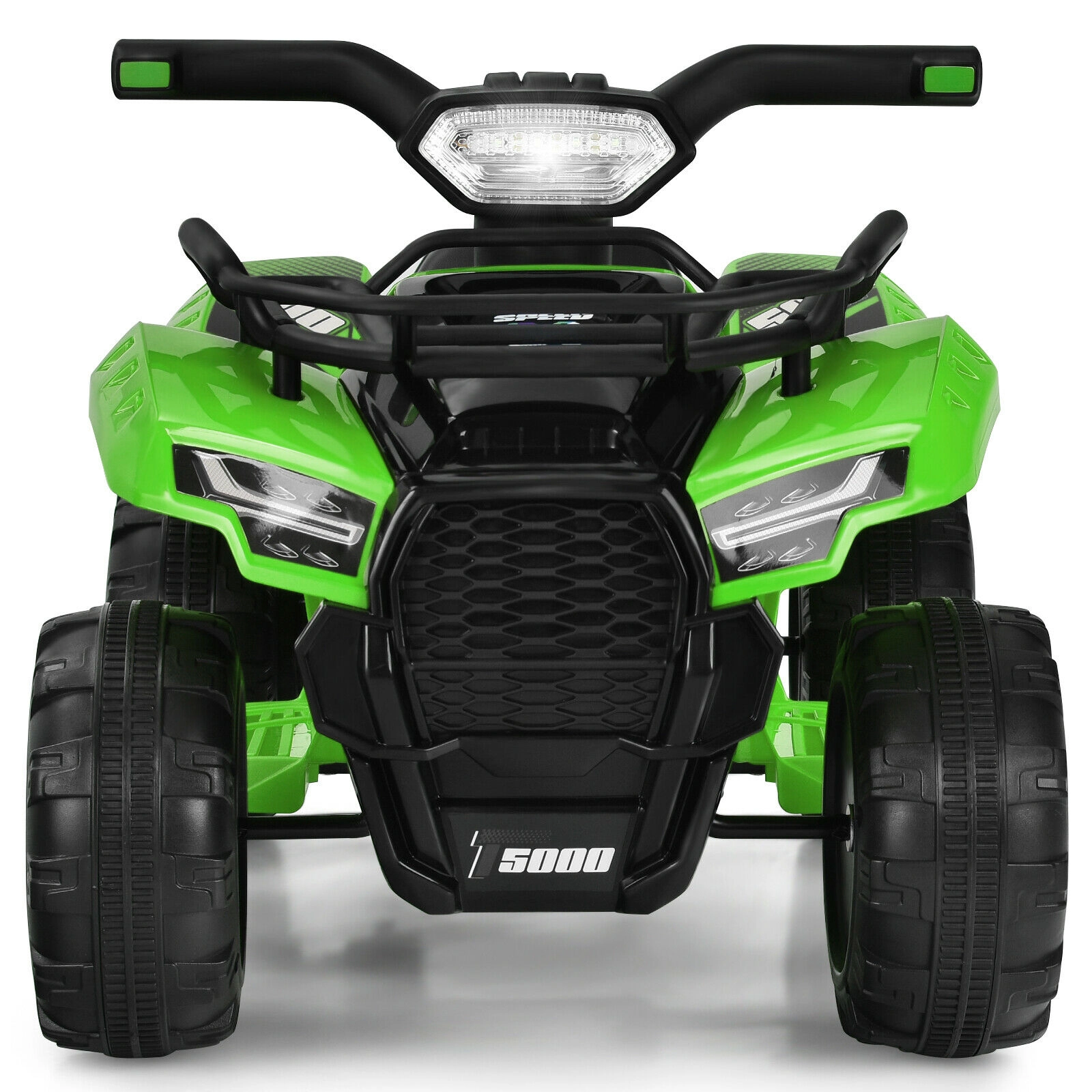 SUGIFT LED Light and MP3 Player 6V Kids Electric Ride On ATV Quad