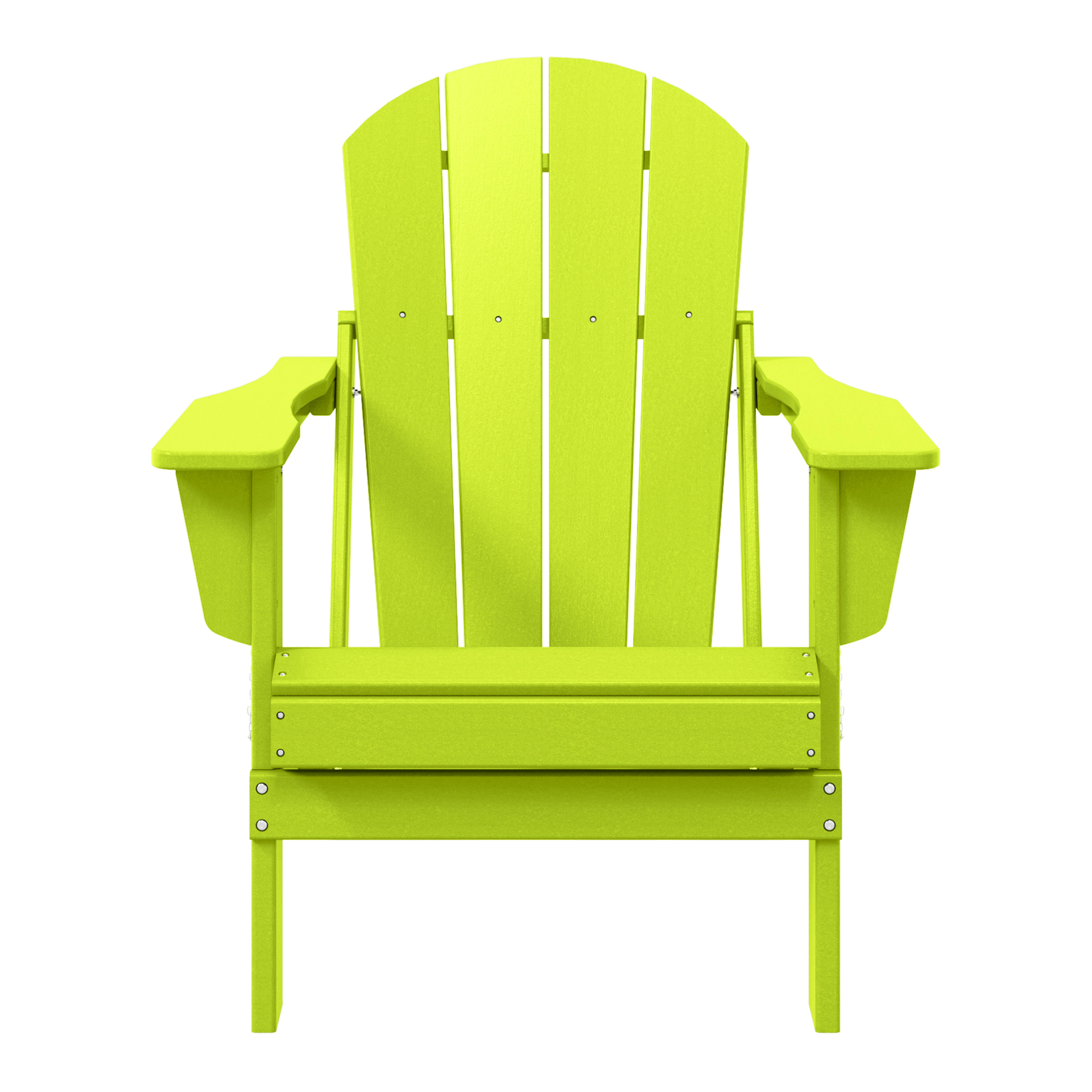 WestinTrends Malibu HDPE Outdoor Patio Folding Poly Adirondack Chair