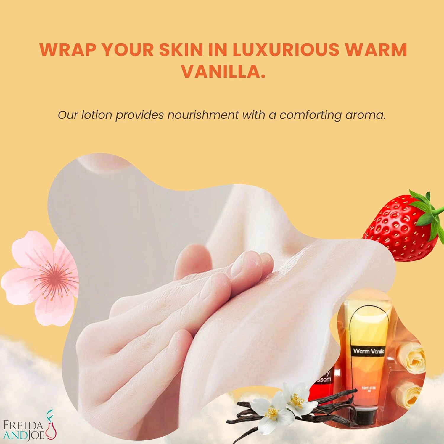 Freida and Joe  Women Cherry Blossom, Strawberry, Vanilla Body Splash Valentine's Gift