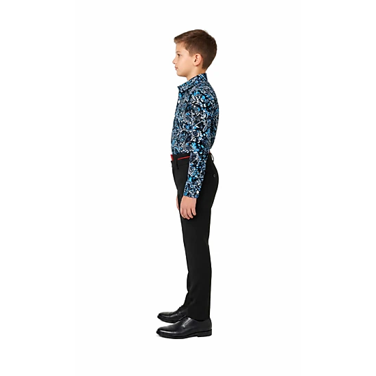 Elie Balleh Boys Slim Fit Paisley Shirt