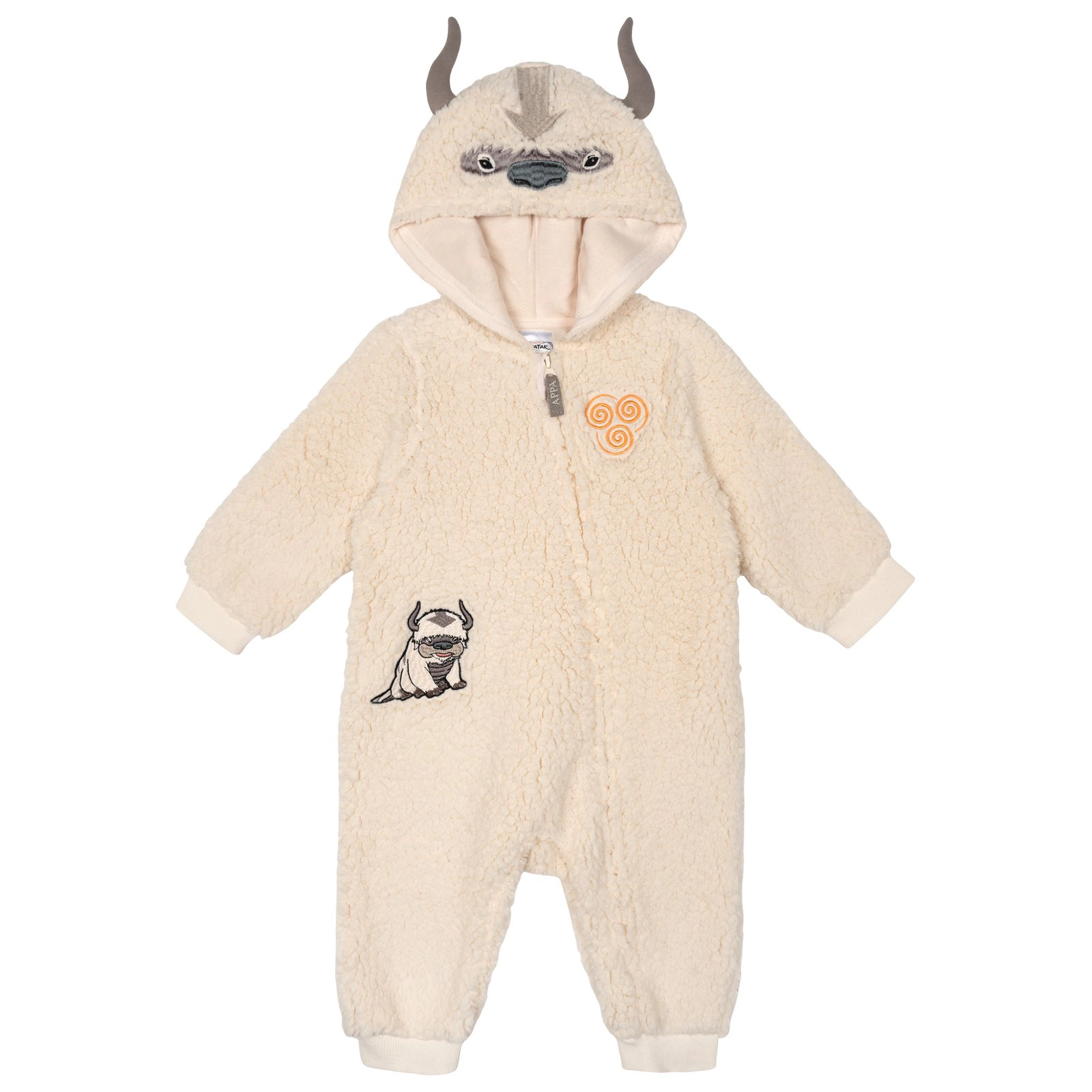 Avatar The Last Airbender Baby Boys' Cosplay Hooded One Piece