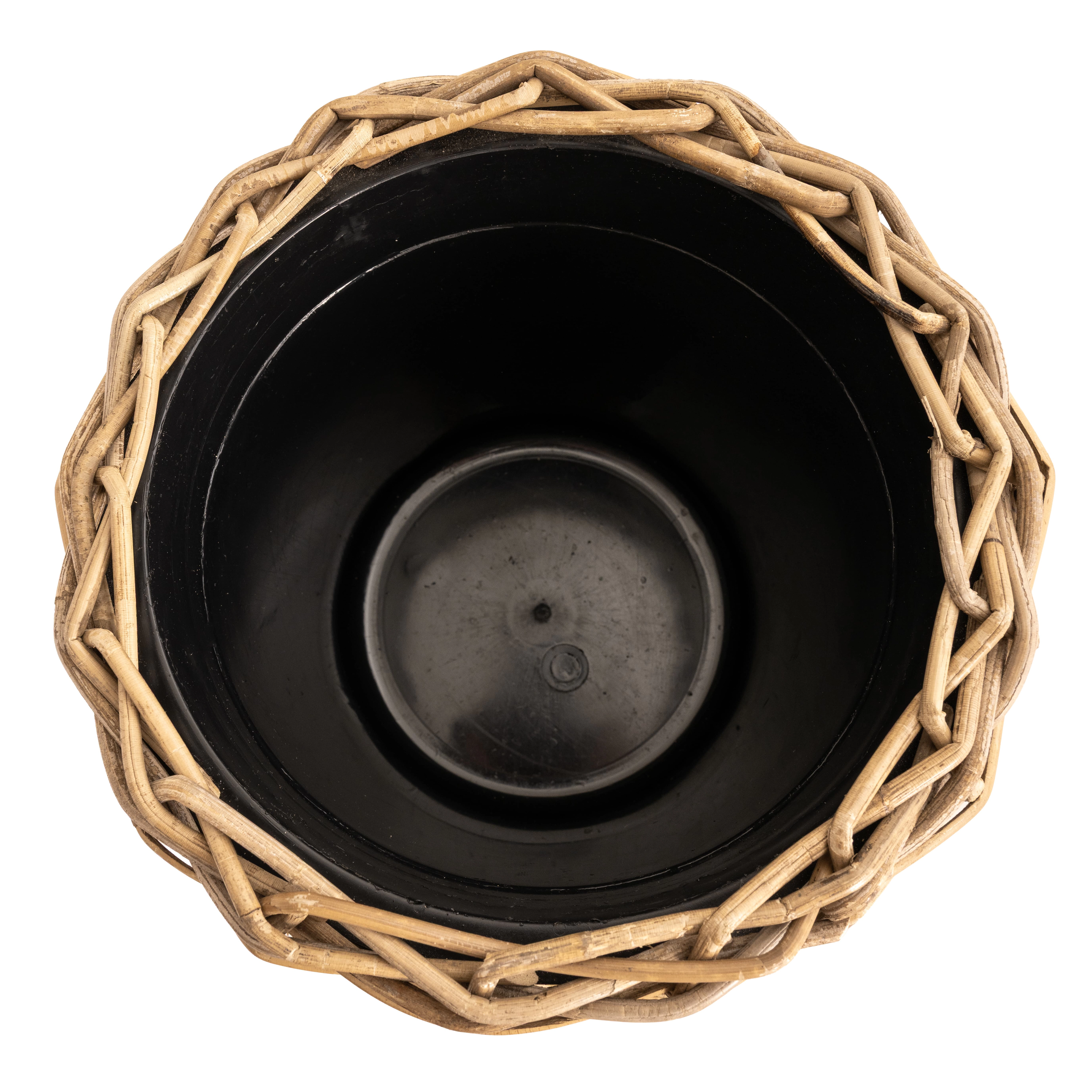Saboga Home™ Round Planter with Plastic Insert