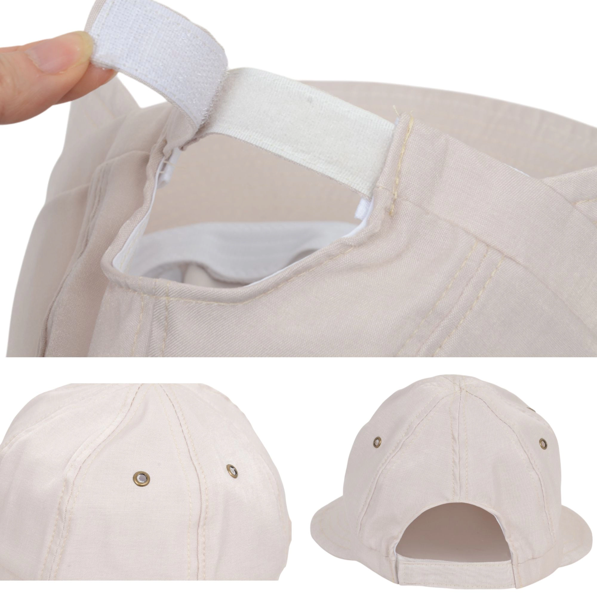 Anna-Kaci Womens Wide Brim Baseball Cap Bundle with UV Protection Ponytail Hole and Ventilated Eyelets Outdoor Style