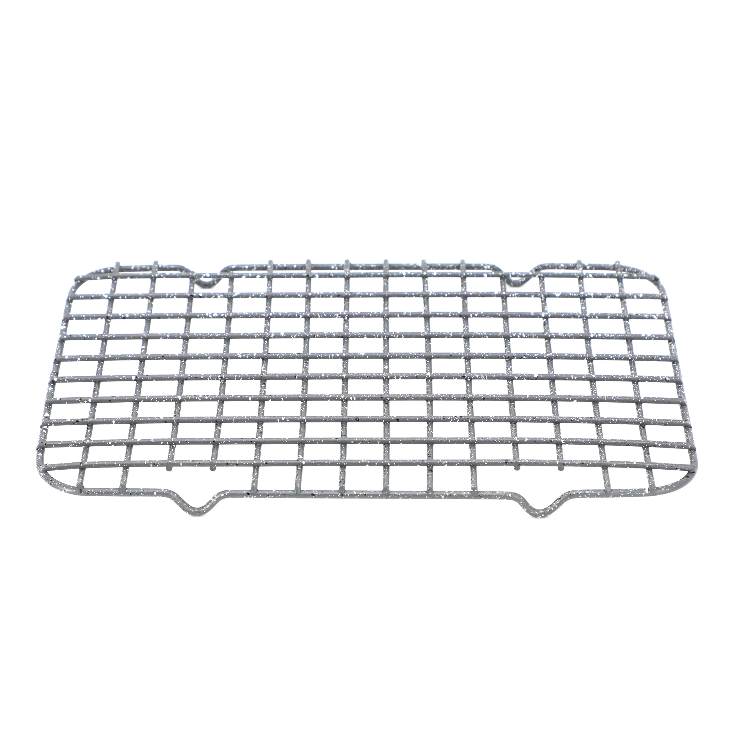 Oster Greystone 4 Piece Nonstick Carbon Steel Toaster Oven Bakeware Set in Speckled Grey