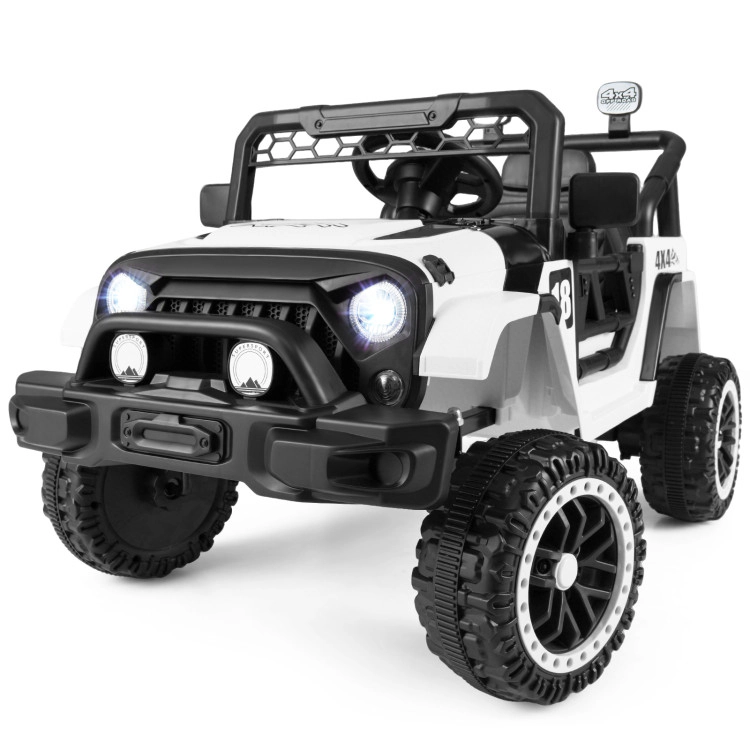 Hivvago 12V Kids Ride on Truck with Remote Control and 3 Speeds