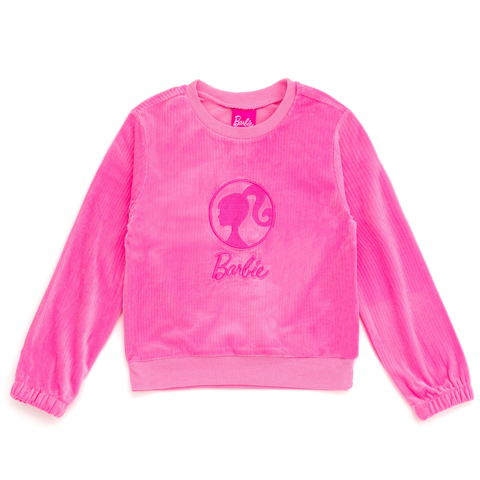 Barbie Girls' Velour 2-Piece Sweatshirt and Pants Set
