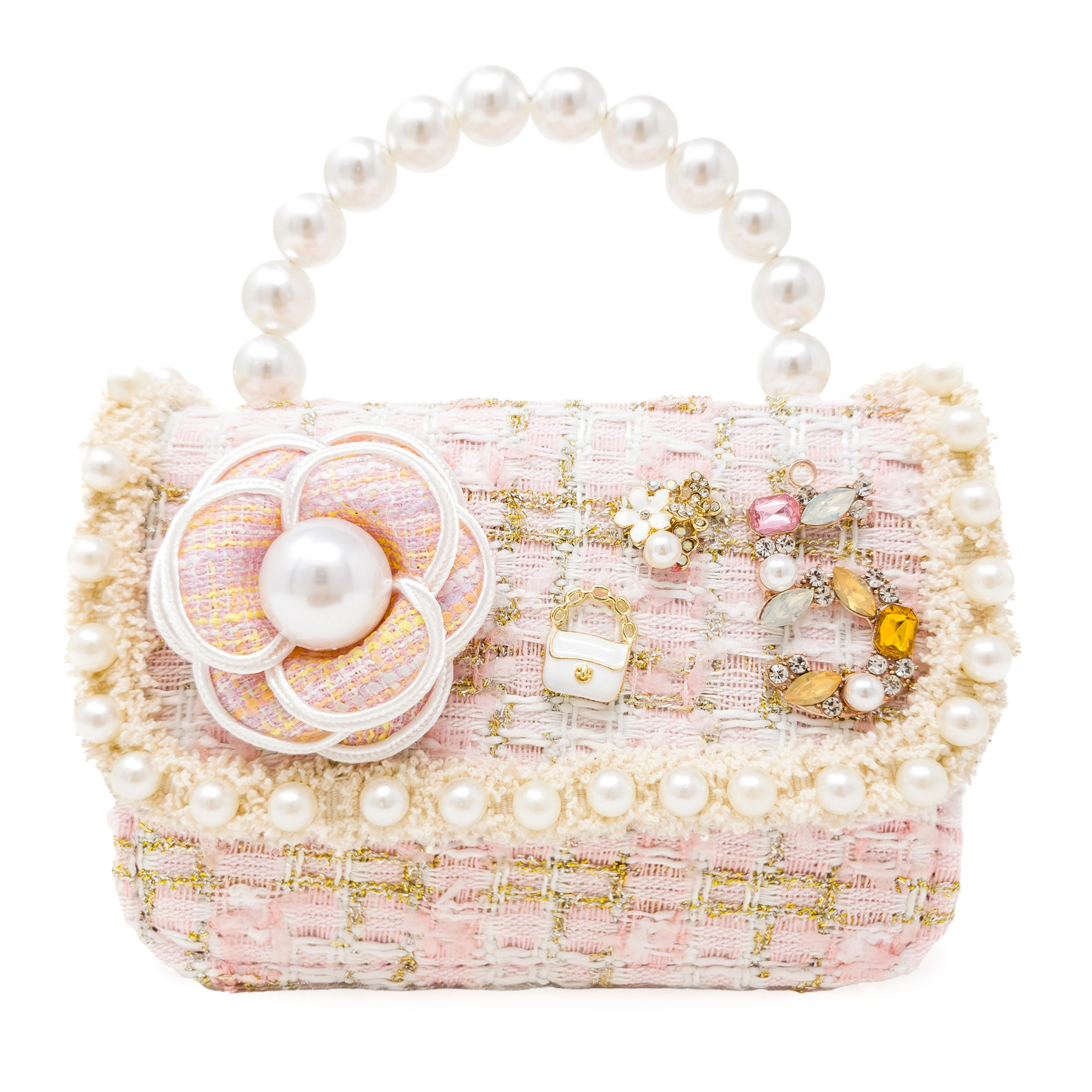 Puttisu Girls Pearl Garden Handbag