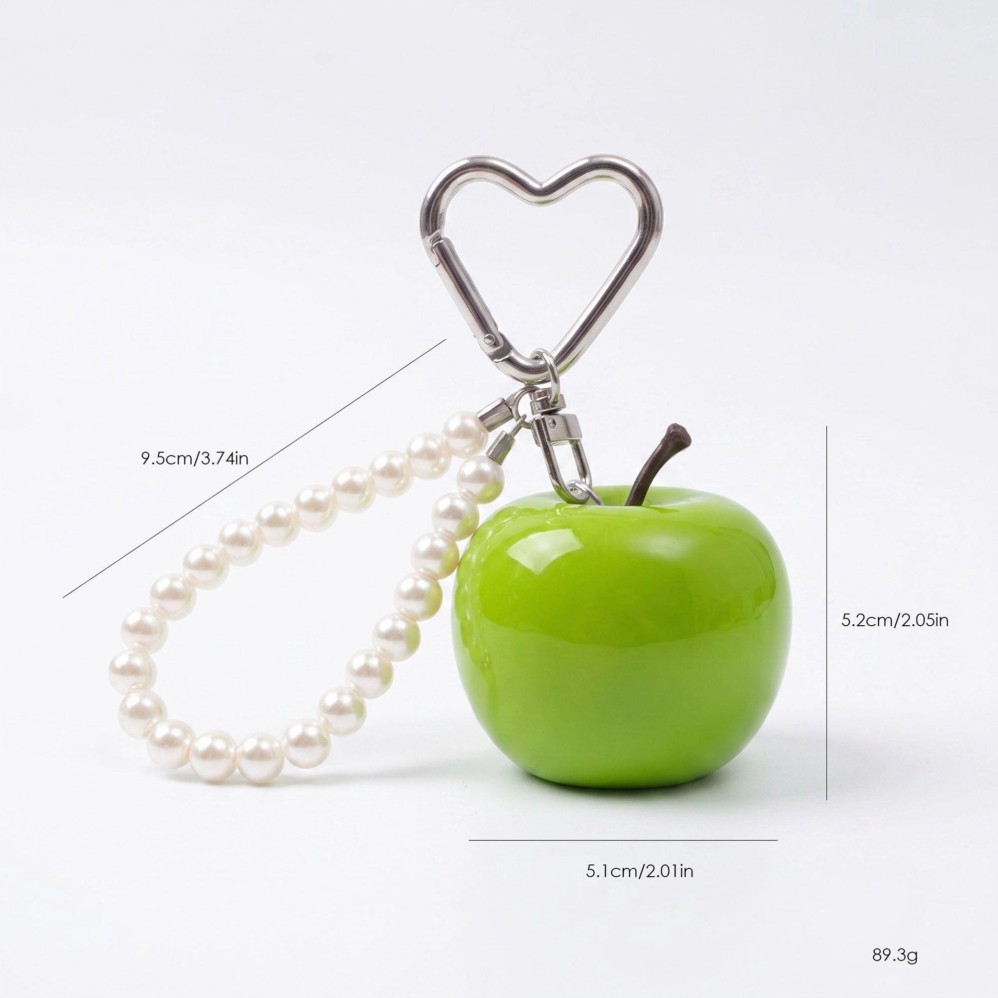 Alilang Womens Bag Charm with Hanging Clip and Decorative Accent