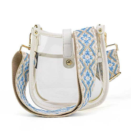 Threaded Pear Women's Compact Clear Courier | Choose Your Strap