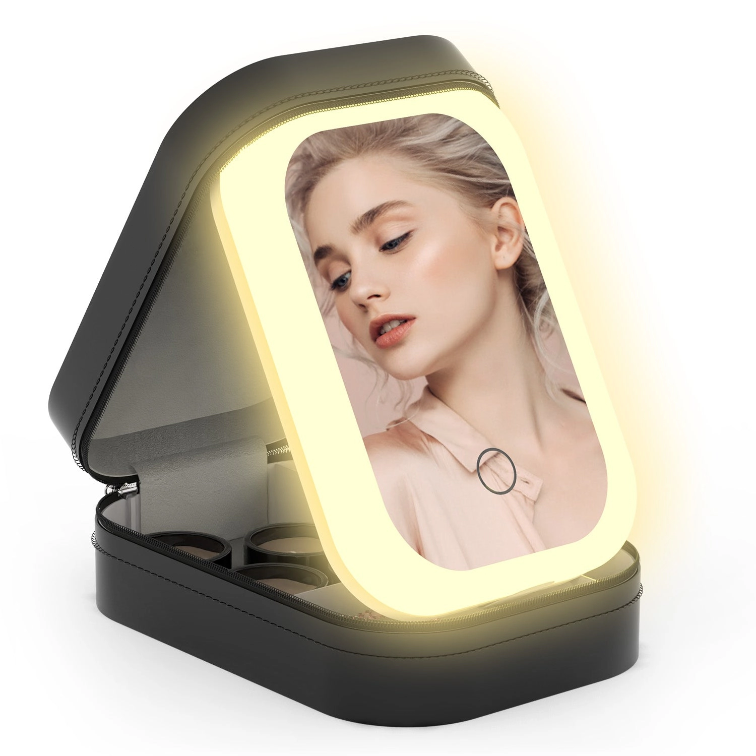 GBruno LED Mirror Travel Makeup Bag
