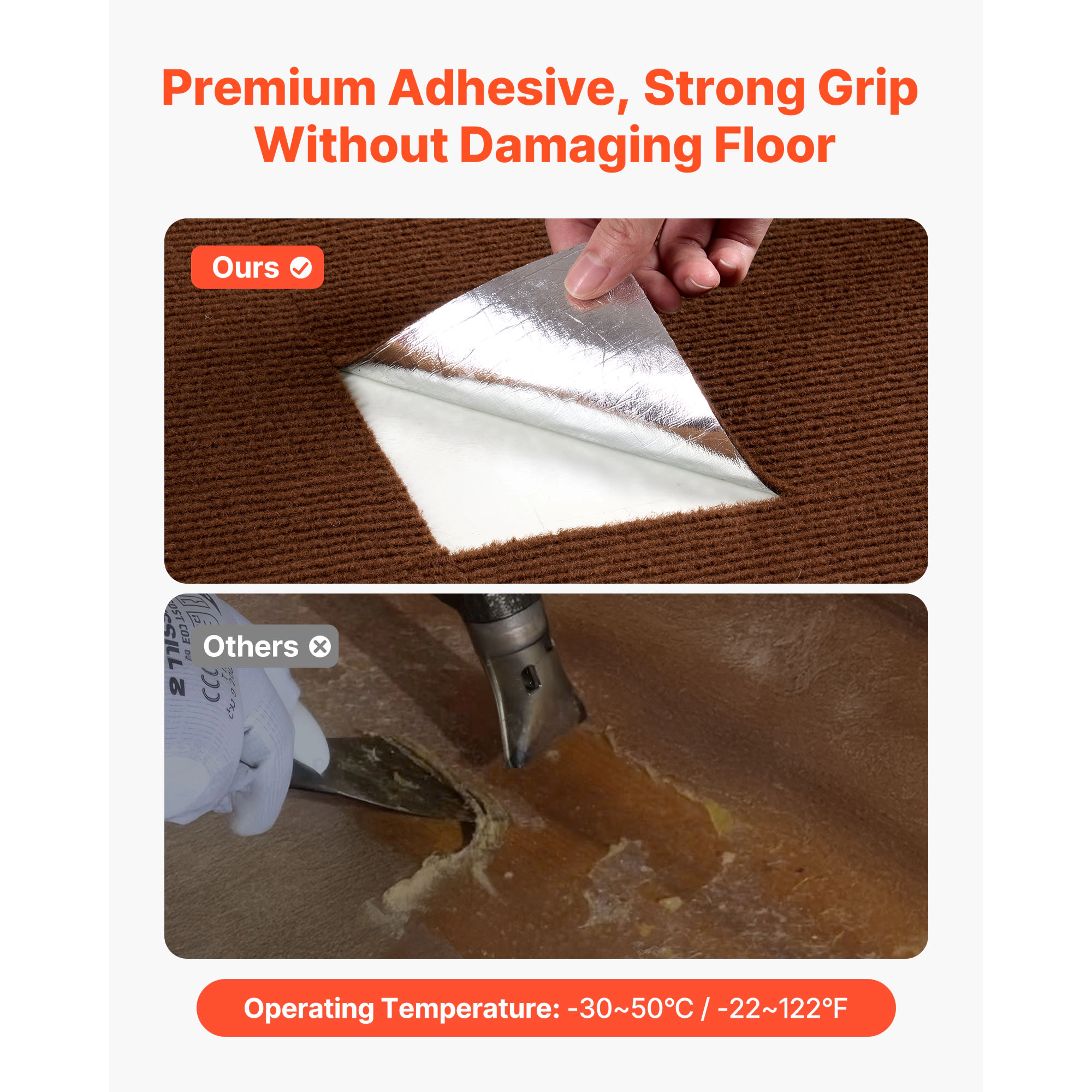 HONGGE Self Adhesive Carpet Tiles Soft Padded Floor for Easy DIY Living Room