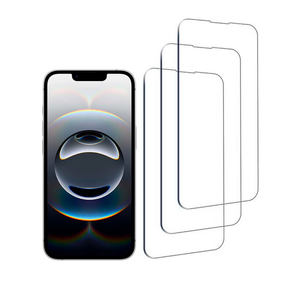 Qixxronics 3-Pack for iPhone 17e Screen Protector Bubble Free Anti-Scratch Anti-Fingerprint Tempered Glass