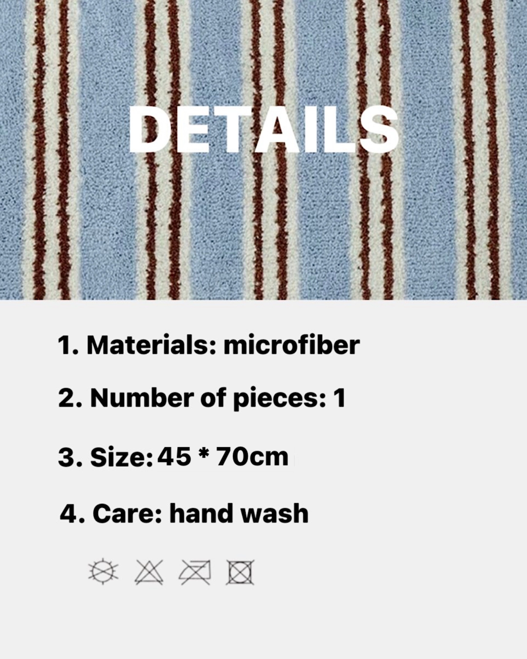 Inspecial Home Soft  Absorbetn Machine Washable Sunday Coast Bath Rug