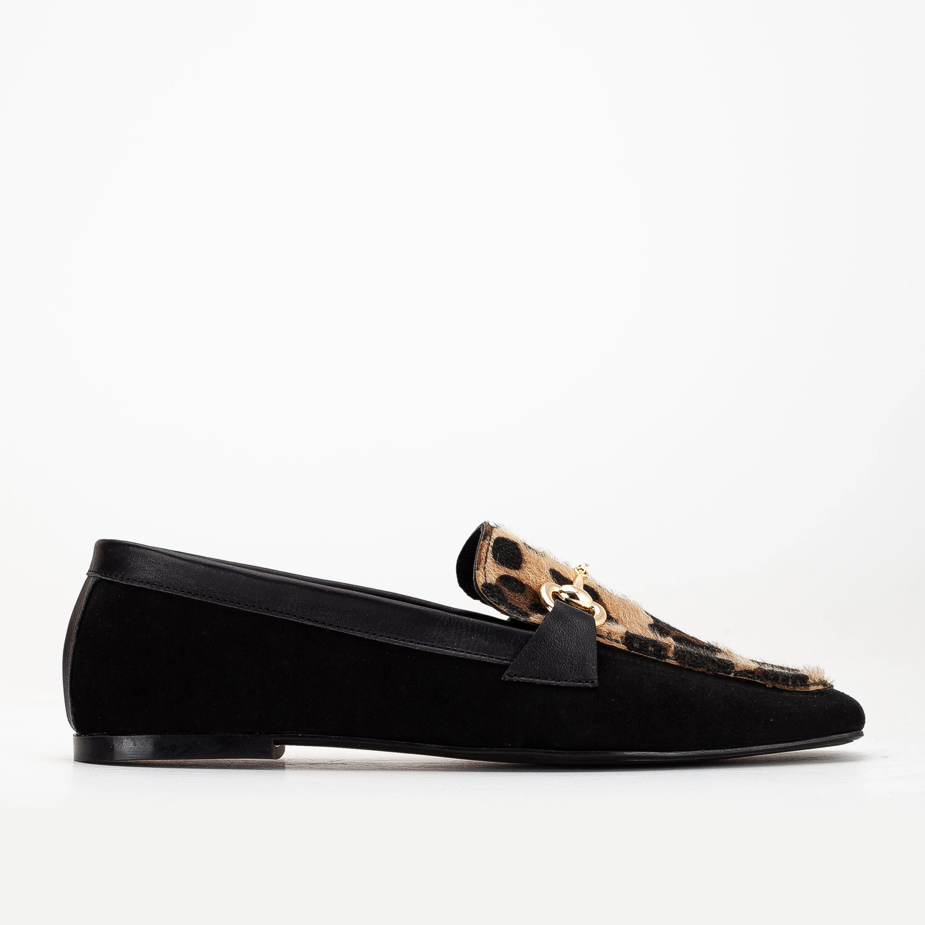 Forever & Always Womens Mabel Suede Leather Horsebit Loafers