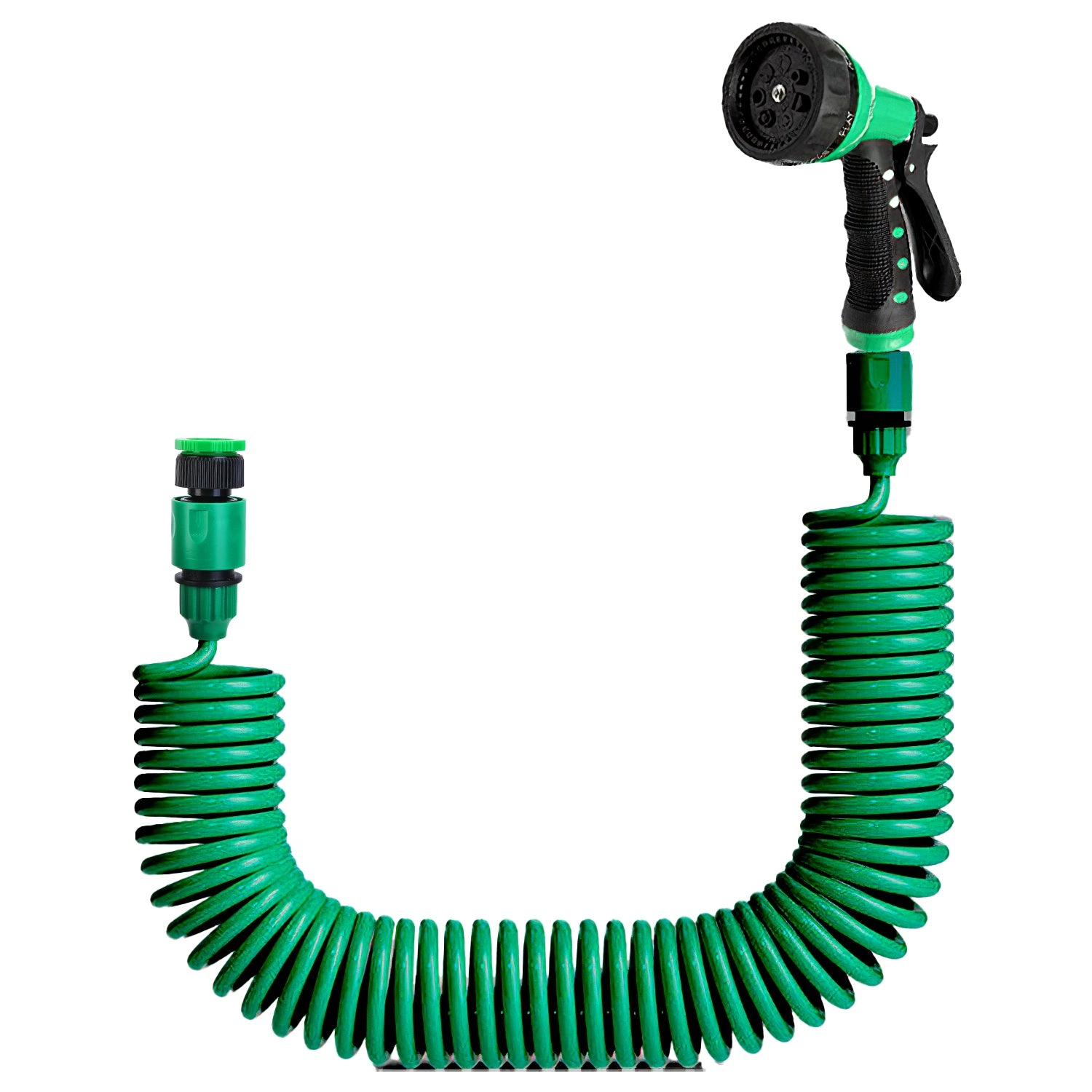 GBruno Self-Coiling EVA Garden Hose With Sprayer