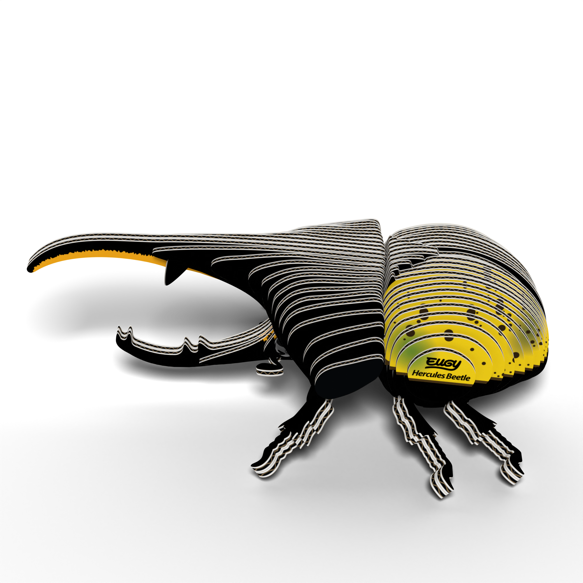 EUGY Hercules Beetle 3D Puzzle - contains 42 puzzle pieces