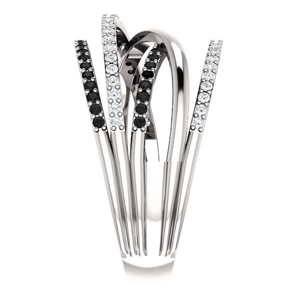 Luxury Micro Paved Zirconia Rings for Women Cross Jewelry
