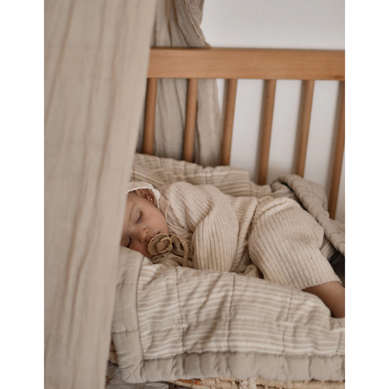 Nattiot Reversible Washed Cotton Baby Blanket - Anna Terrcota
