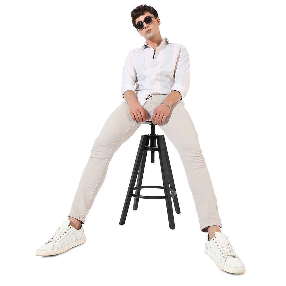 Men's Striped Casual Shirt