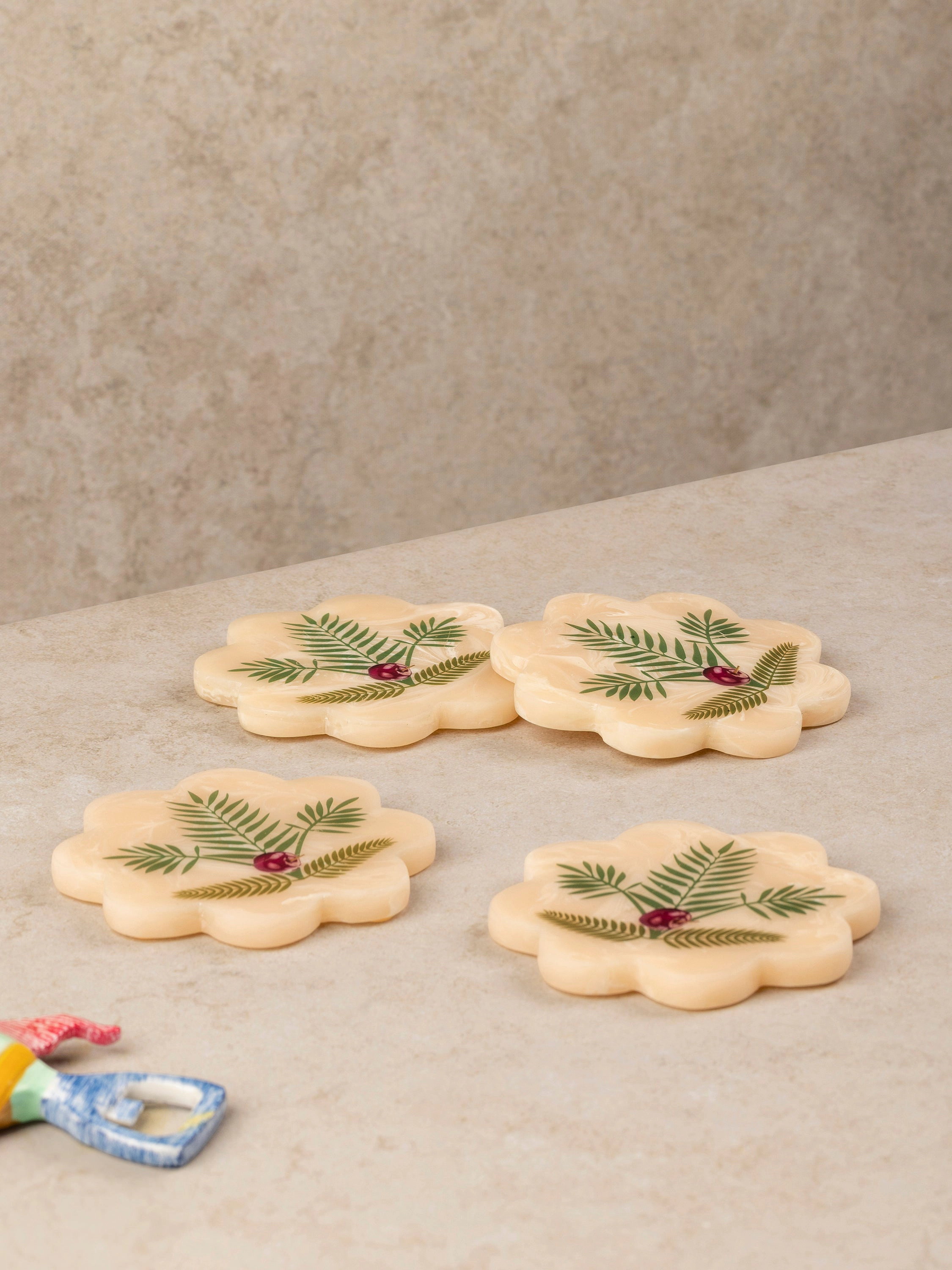 GAURI KOHLI Trellis Coasters
