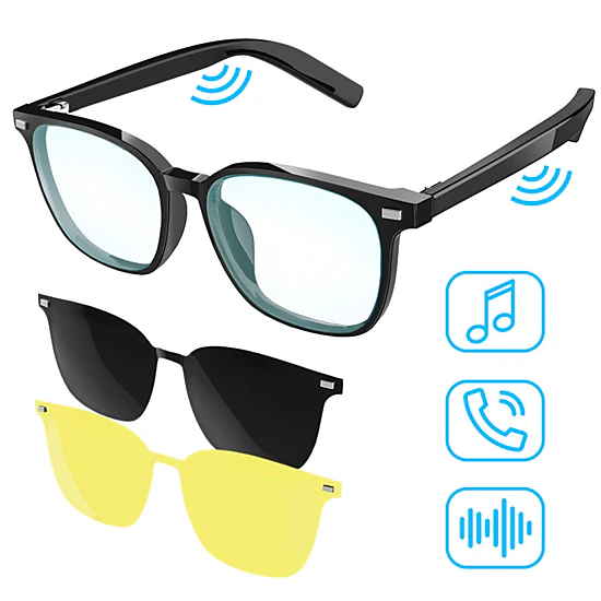 Alpha Digital Magnet Multi-Lens, Bluetooth Audio/Mic, IP65, 5Hr - Smart Glasses