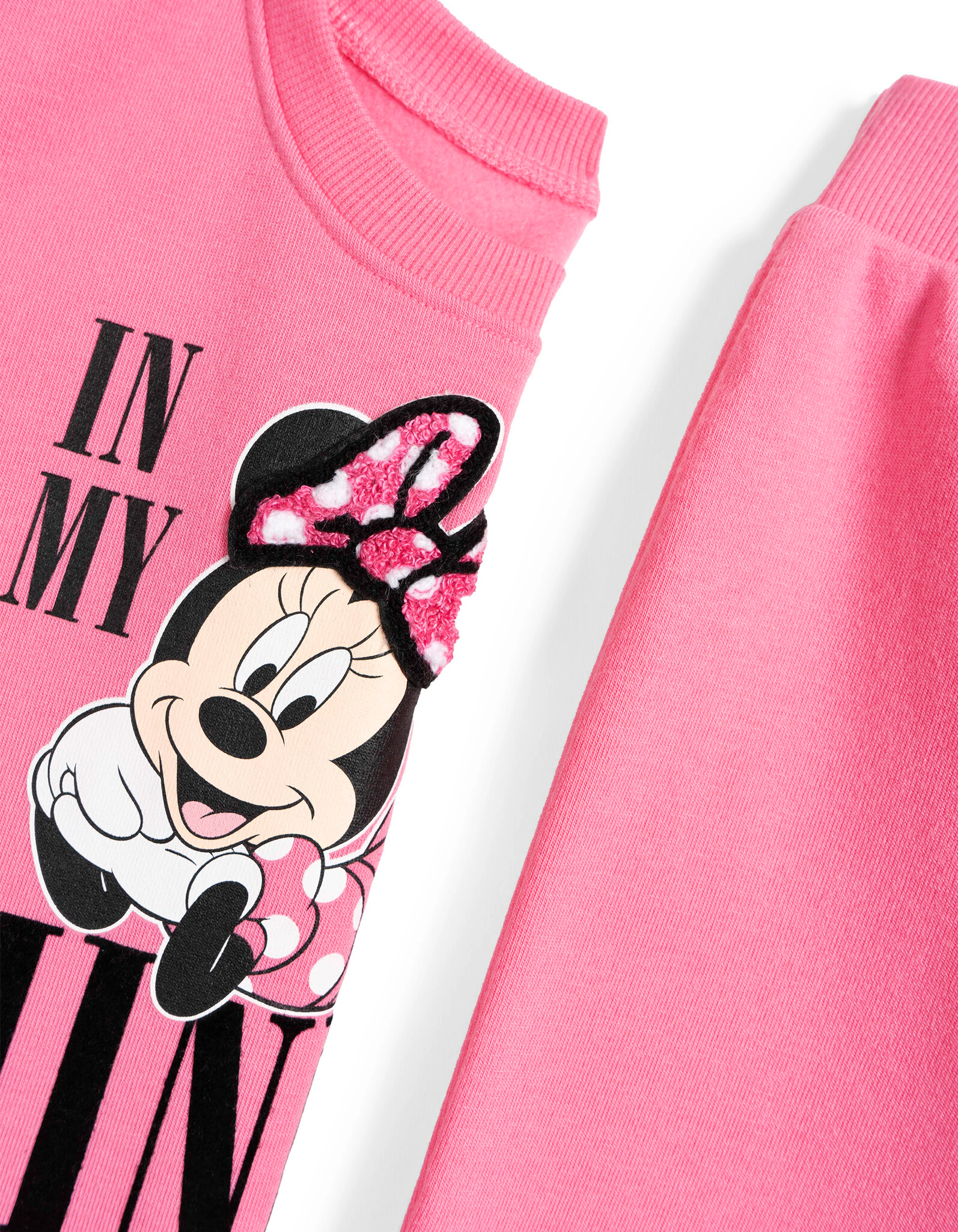 Disney Girls' 2-Piece Fleece Sweatshirt and Pants Set