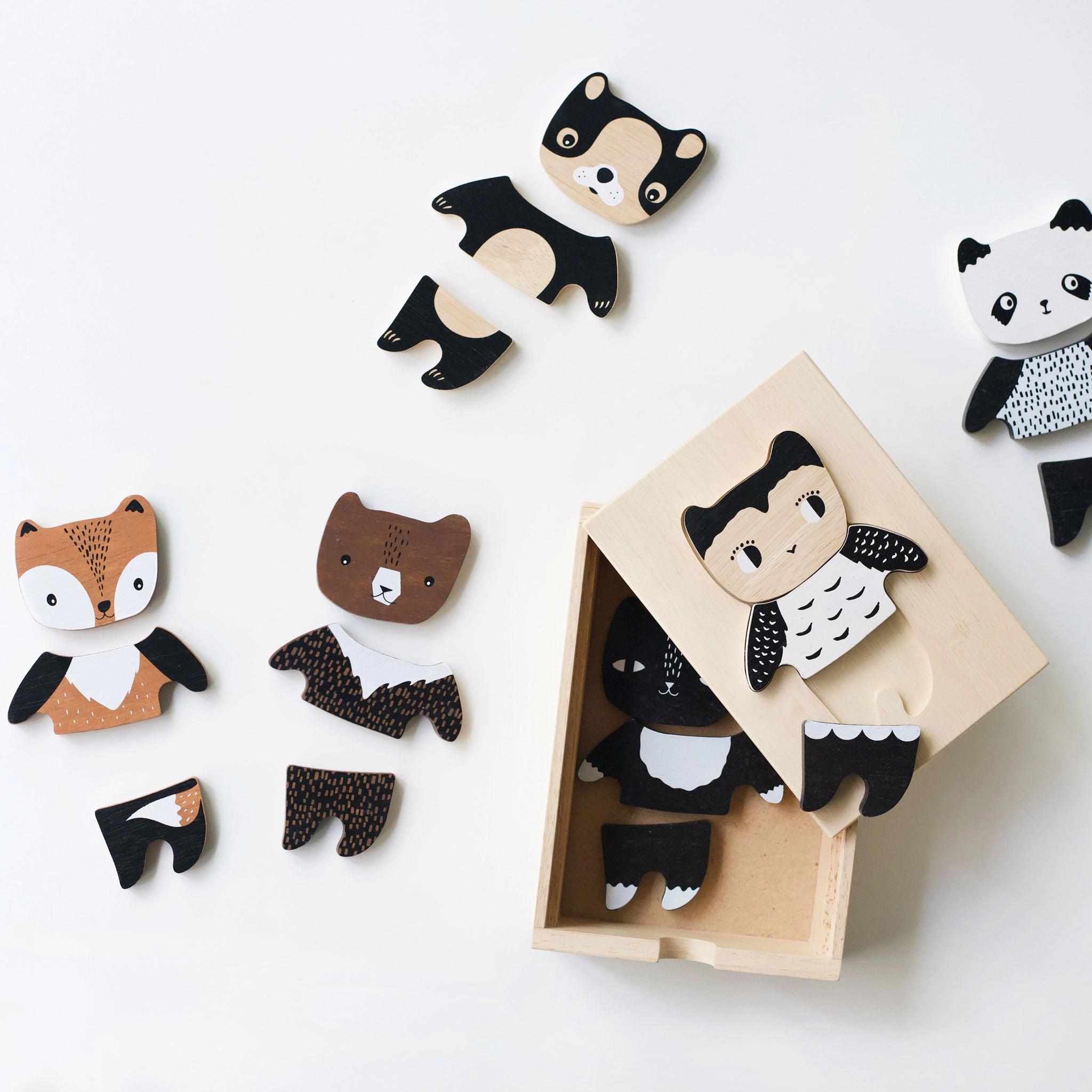Wee Gallery Mix and Match Animal Tiles