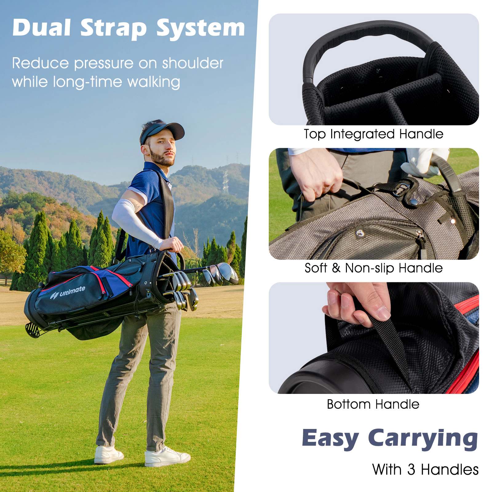 LJG 11 Pieces Complete Golf Club Package Set