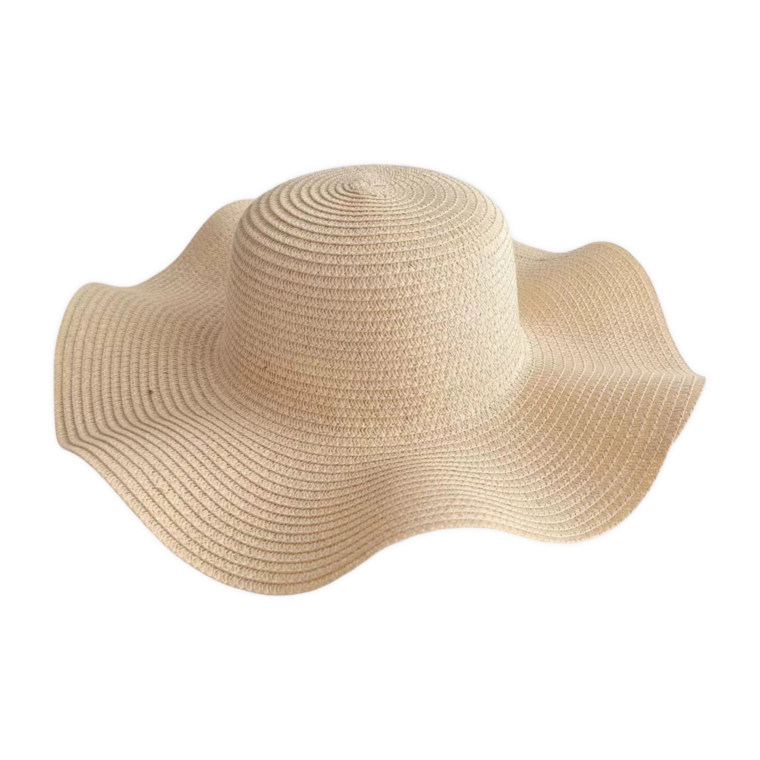 Anna-Kaci Womens Floppy Straw Sun Hat Wide Brim Beach Summer UV Protection Packable