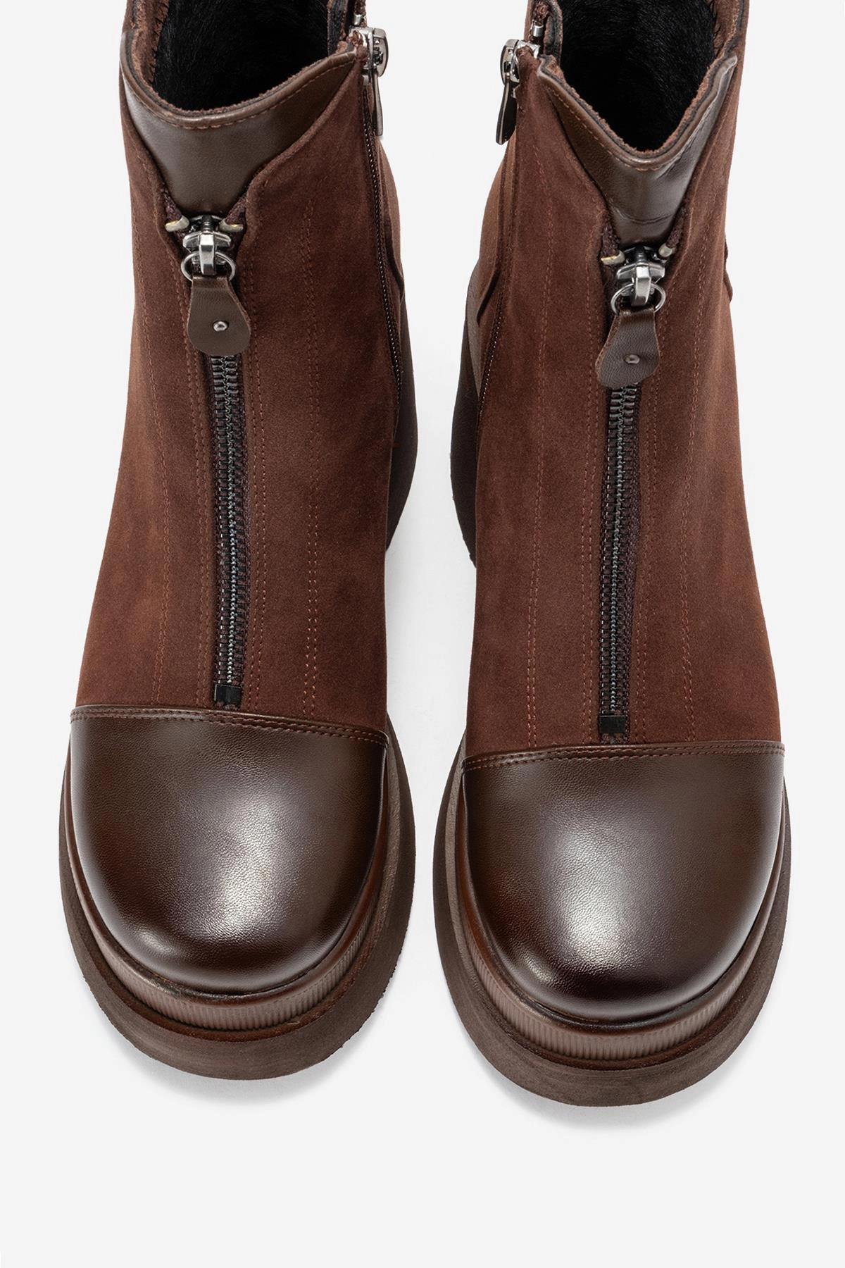 Prologue Shoes Womens Ardenne Platform Zip Boot