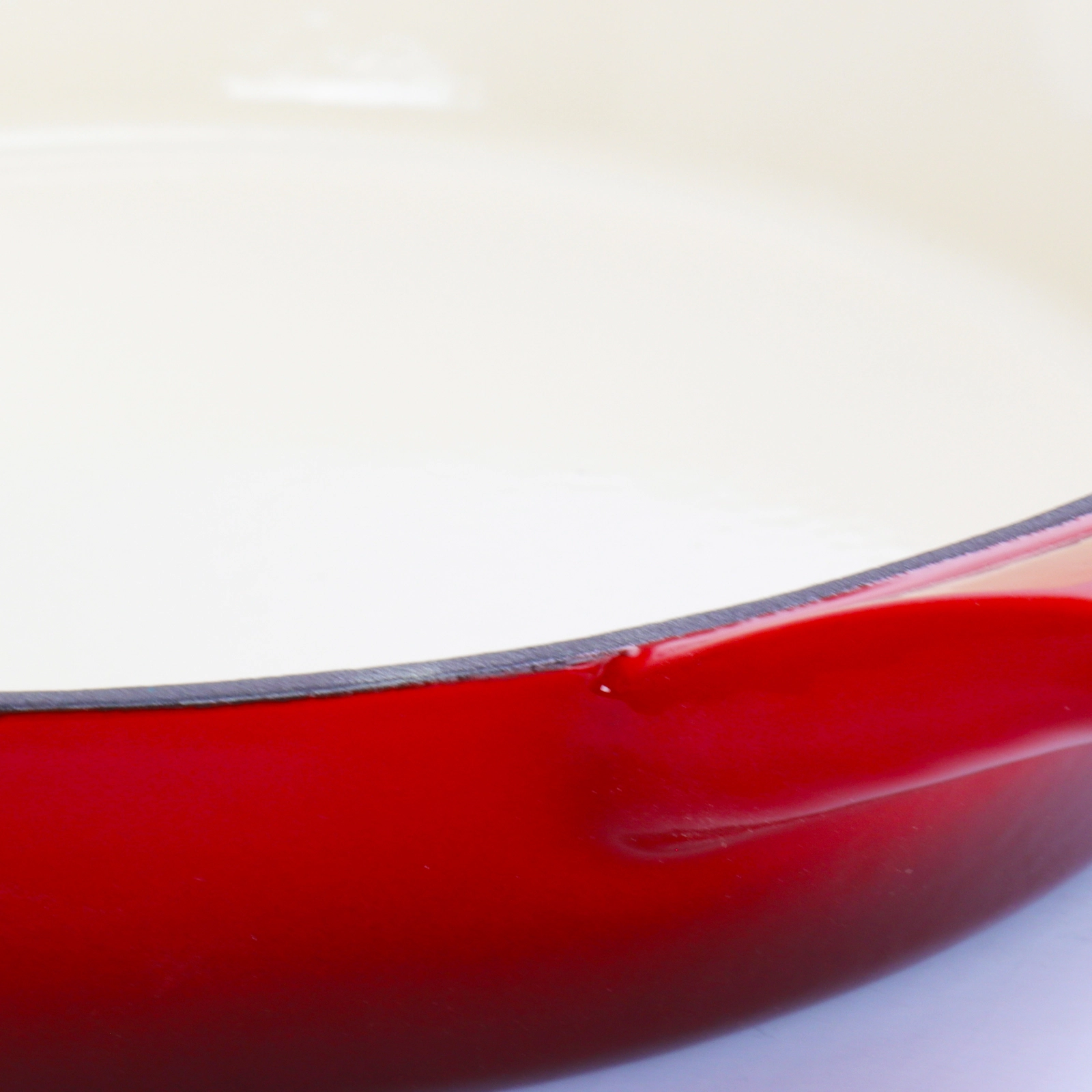 Crock Pot Artisan 10 in. Round Enameled Cast Iron Skillet Teal Ombre