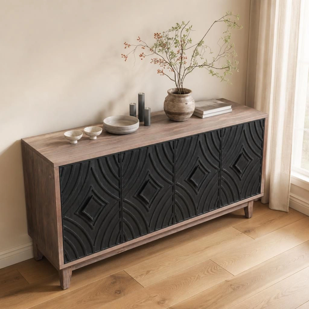 GOODSILO 60" Freestanding Floor Storage Cabinet
