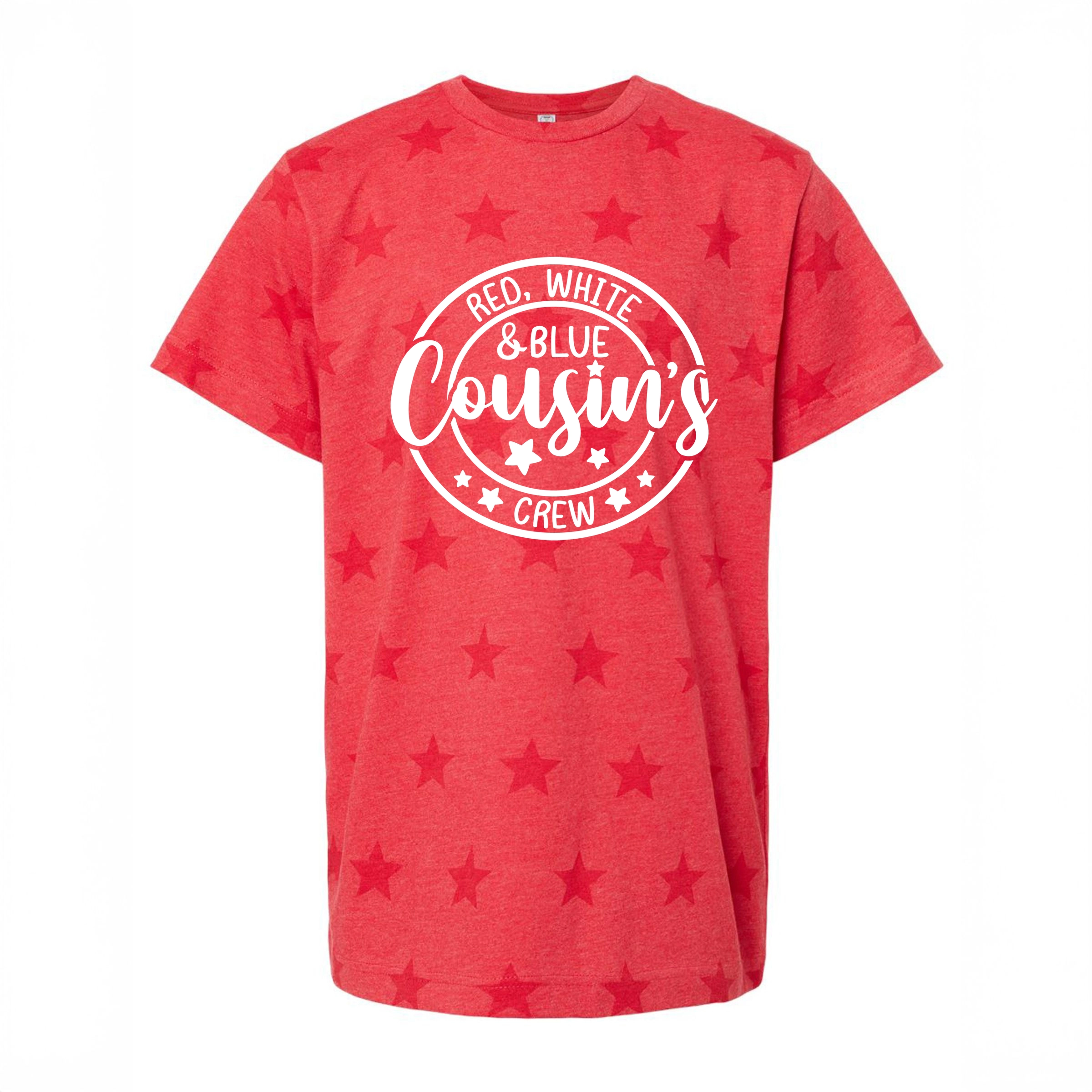 The Juniper Shop - Red White And Blue Cousin's Crew Youth Short Sleeve Star Tee