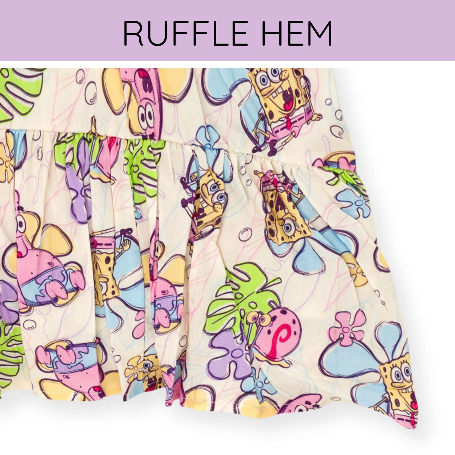 SpongeBob SquarePants Girls' Sleeveless Maxi Dress
